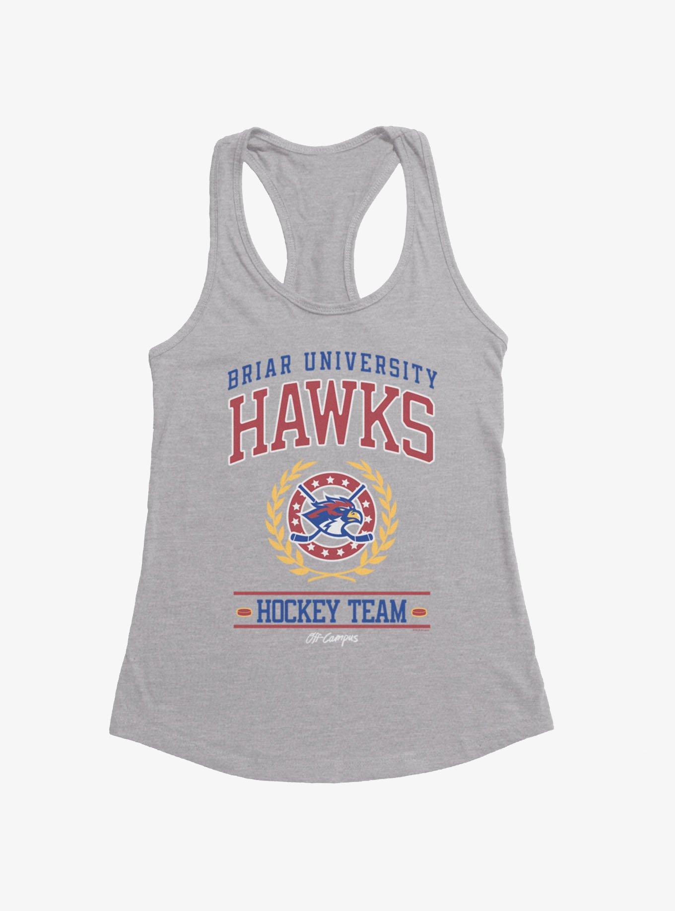 Off Campus Briar University Hawks Hockey Team Girls Tank