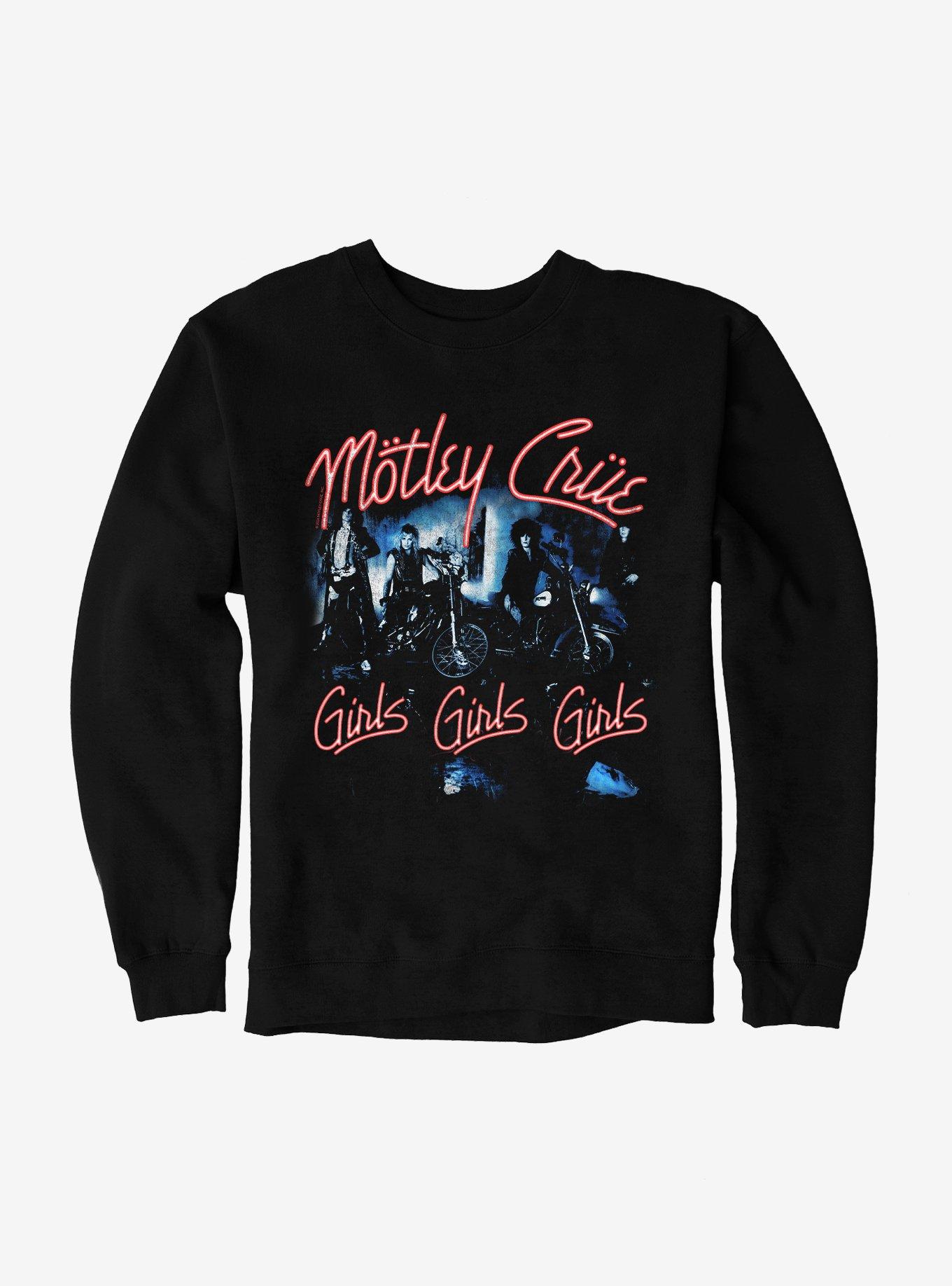 Motley Crue Girls Girls Girls Album Cover Sweatshirt