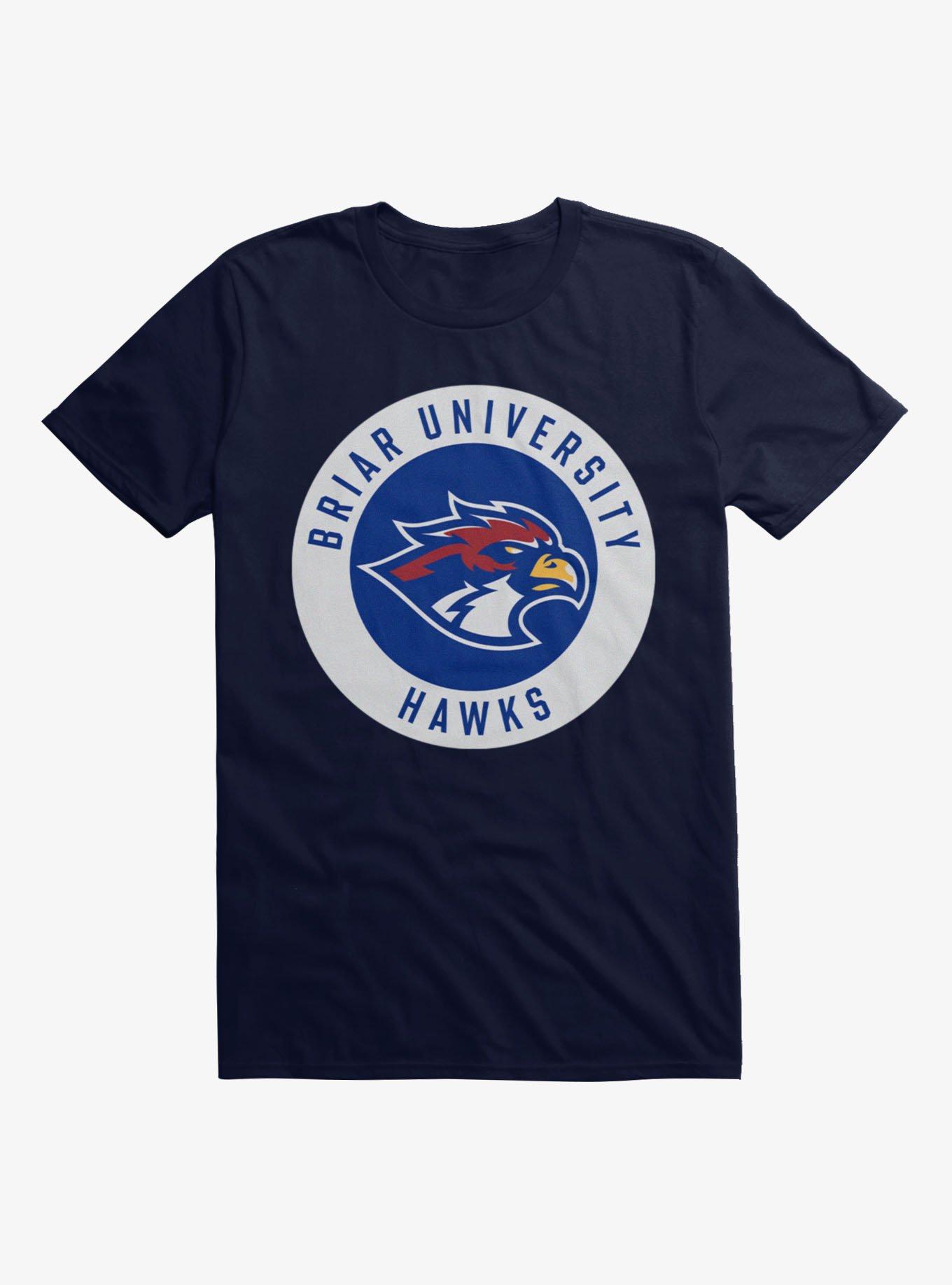 Off Campus Dean Di Laurentis 66 Briar University Hawks T-Shirt - BLUE ...