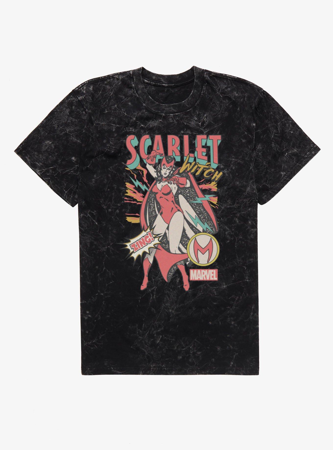Marvel Comics Retro Scarlet Witch Mineral Wash T-Shirt