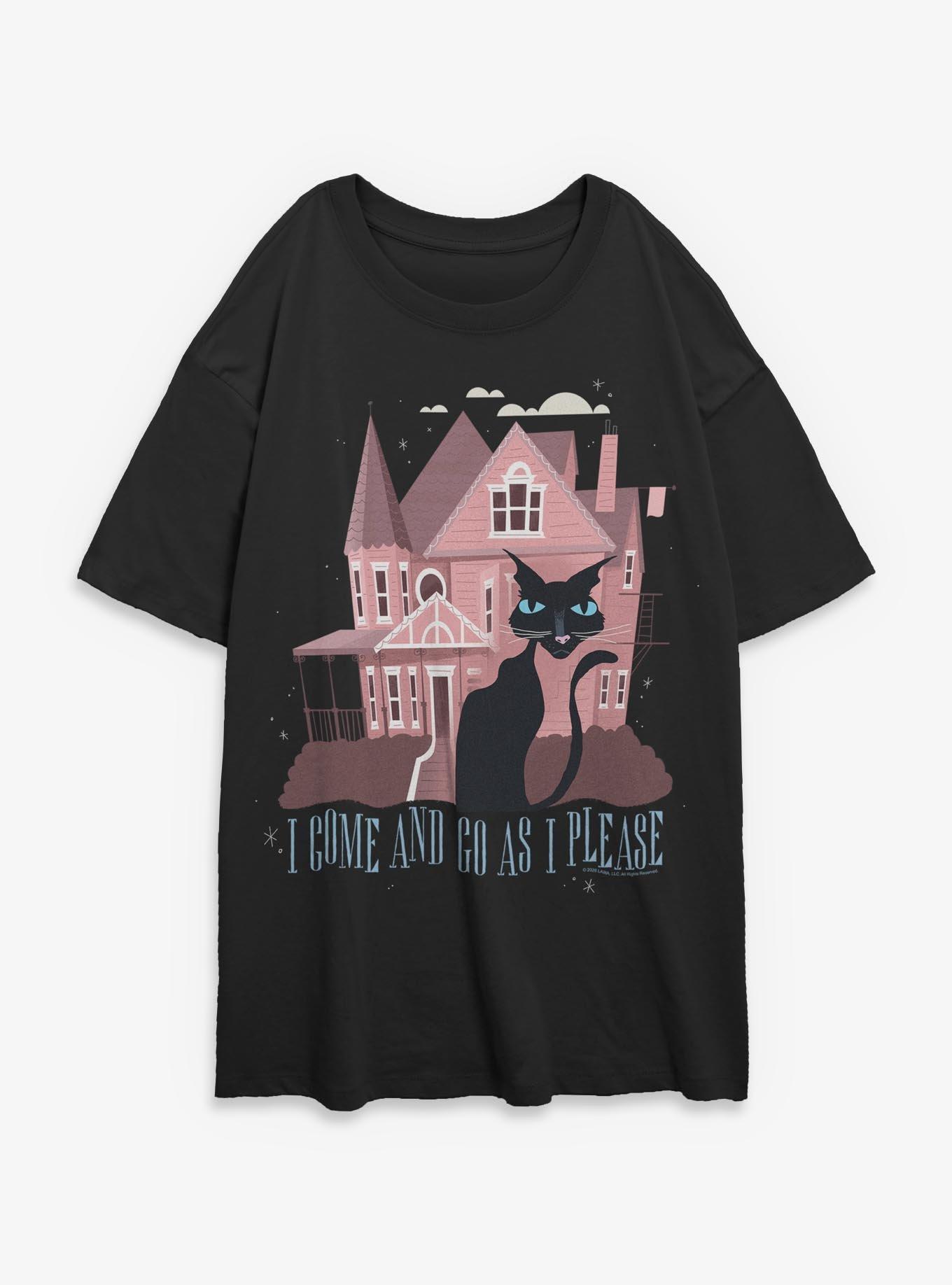 Coraline Come And Go As I Please Womens Oversized T-Shirt