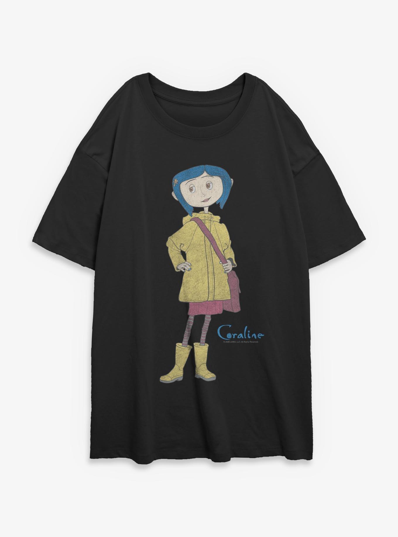 Coraline Raincoat Womens Oversized T-Shirt