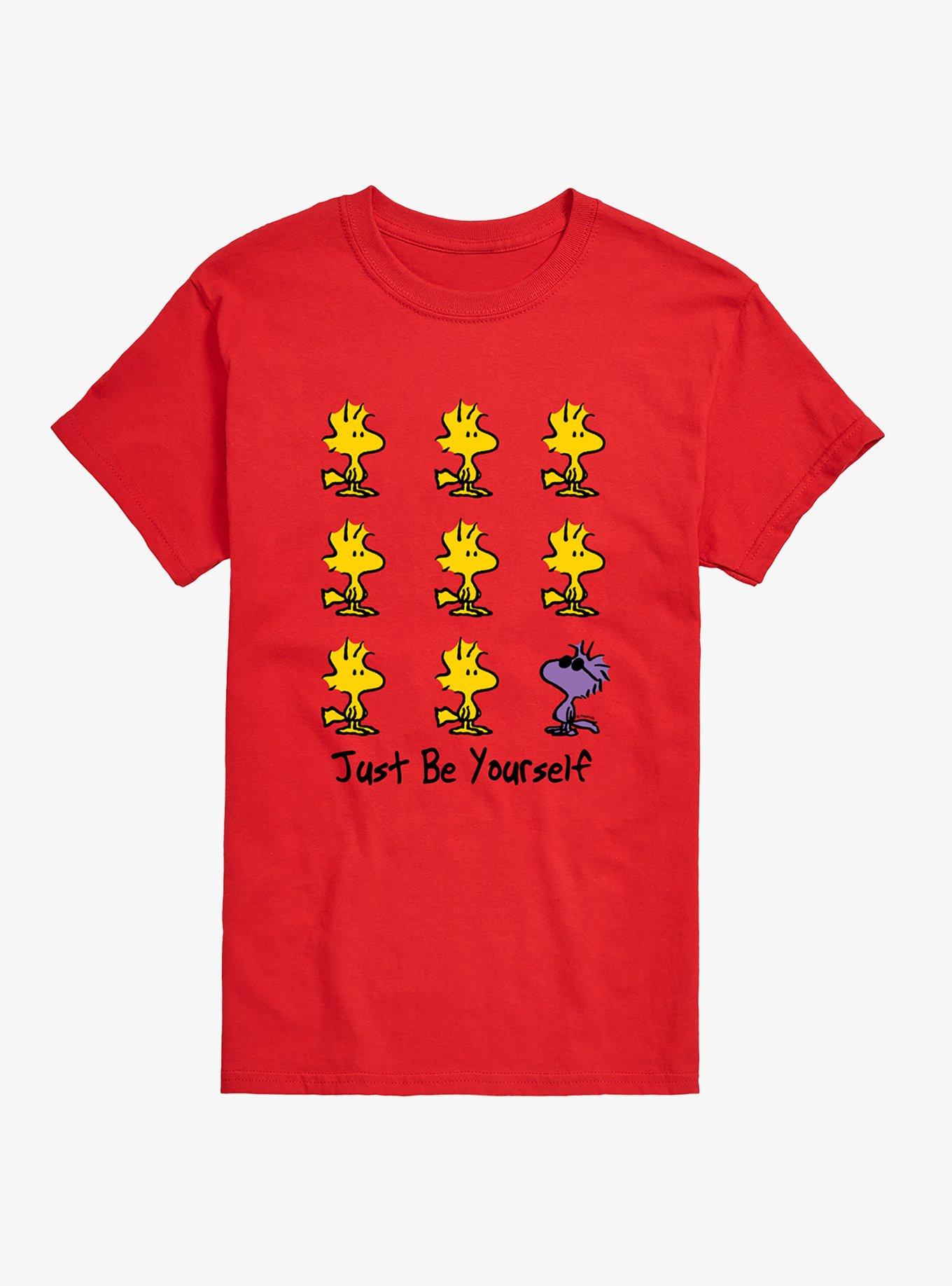 Peanuts Just Be Yourself Woodstock Raymond T-Shirt