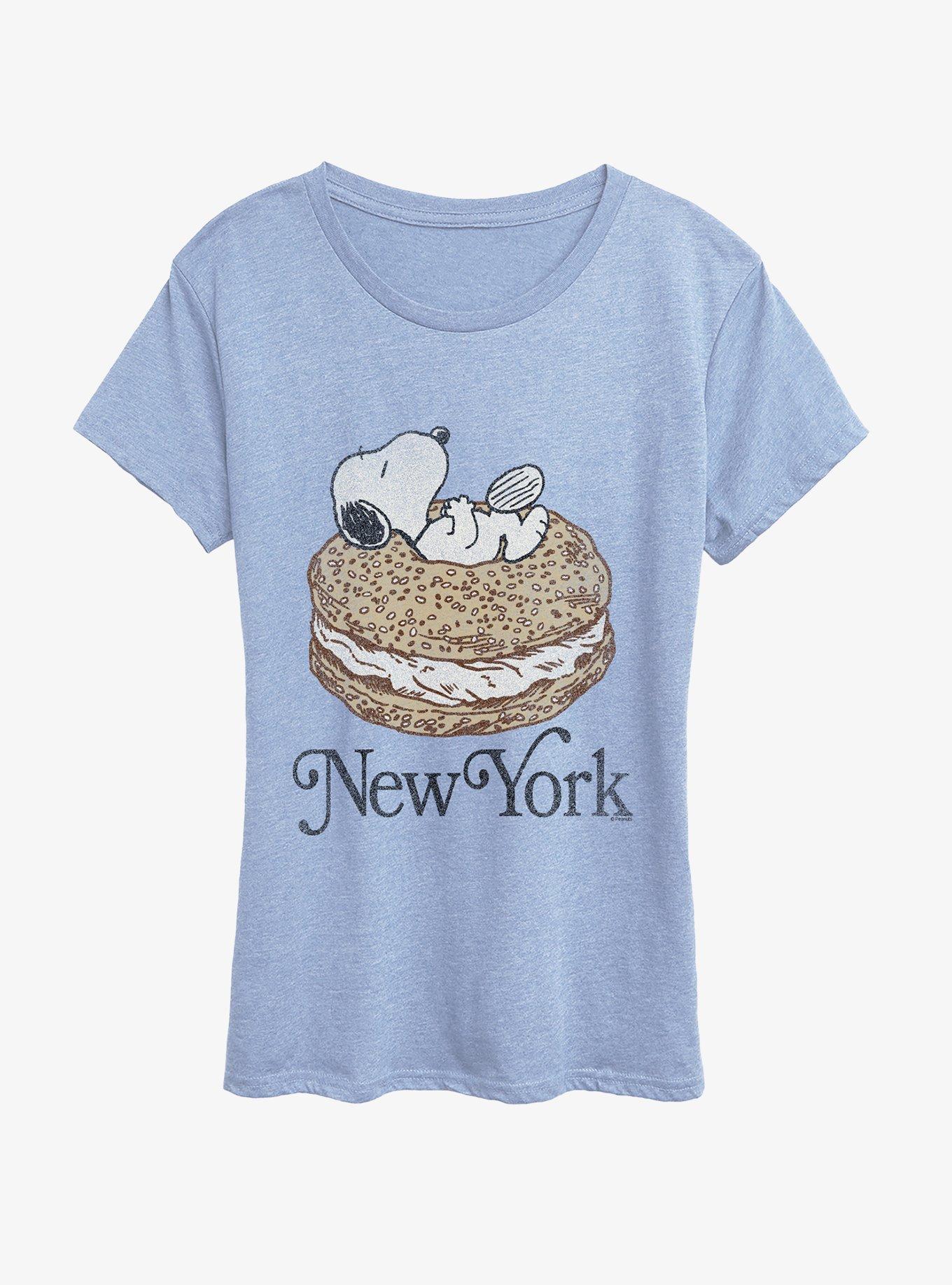 Peanuts Snoopy New York Bagel Girls T-Shirt