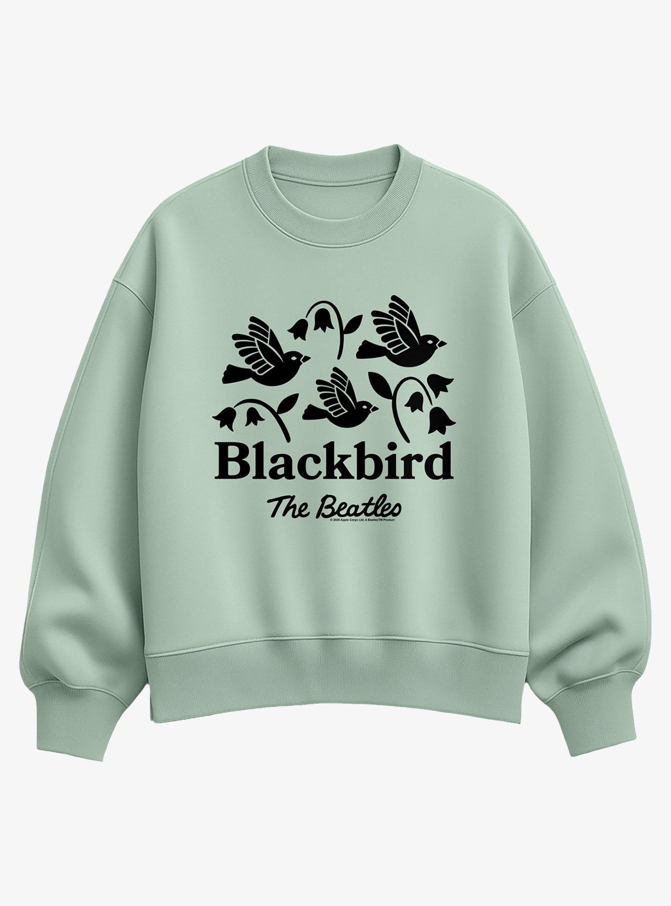 The Beatles Blackbird Girls Oversized Sweatshirt