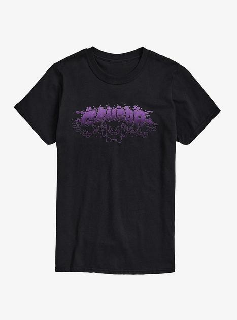 Pokemon Ghostly Gengar T-Shirt - BLACK | BoxLunch