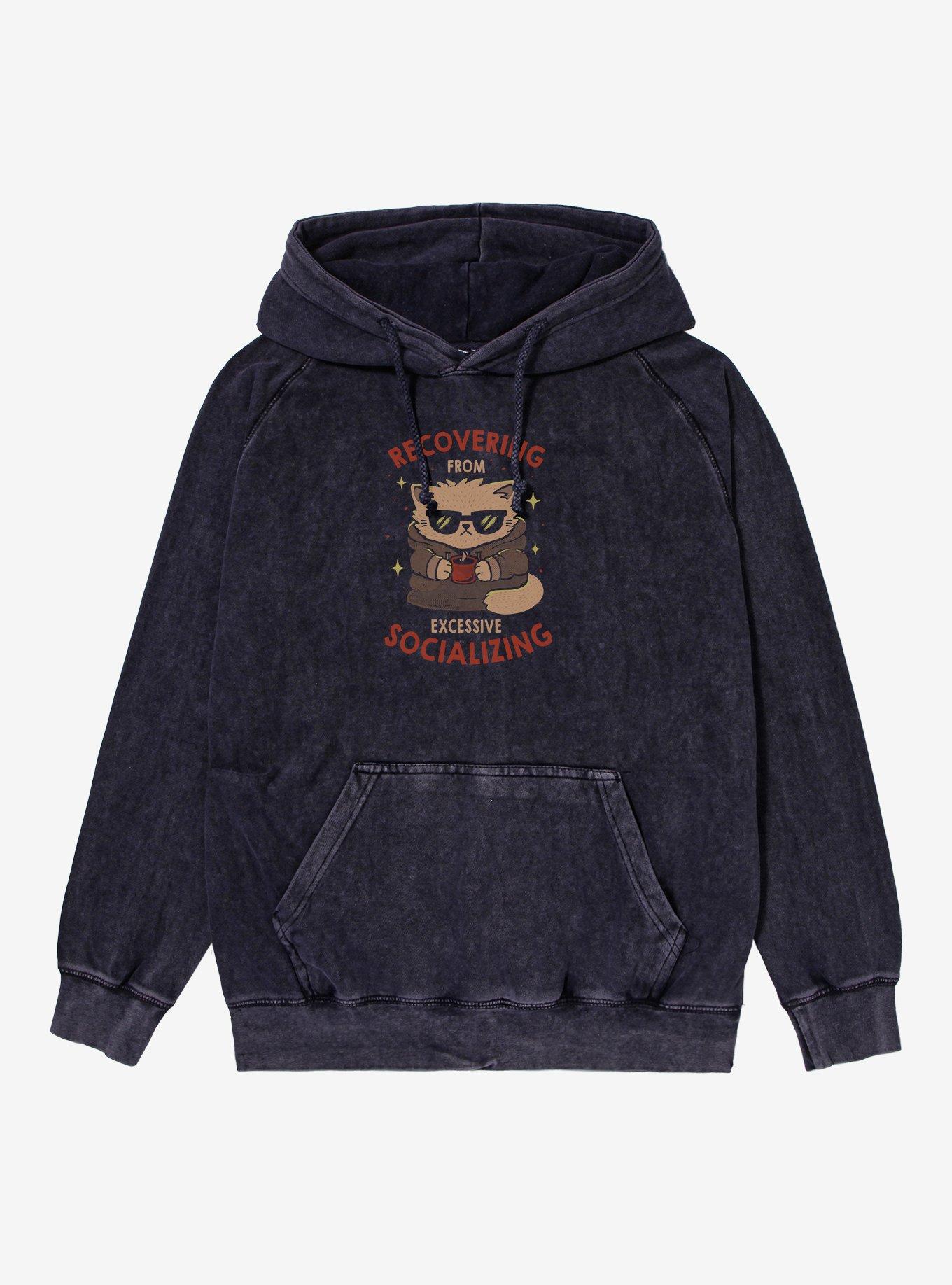 Recovering From Socializing Mineral Wash Hoodie
