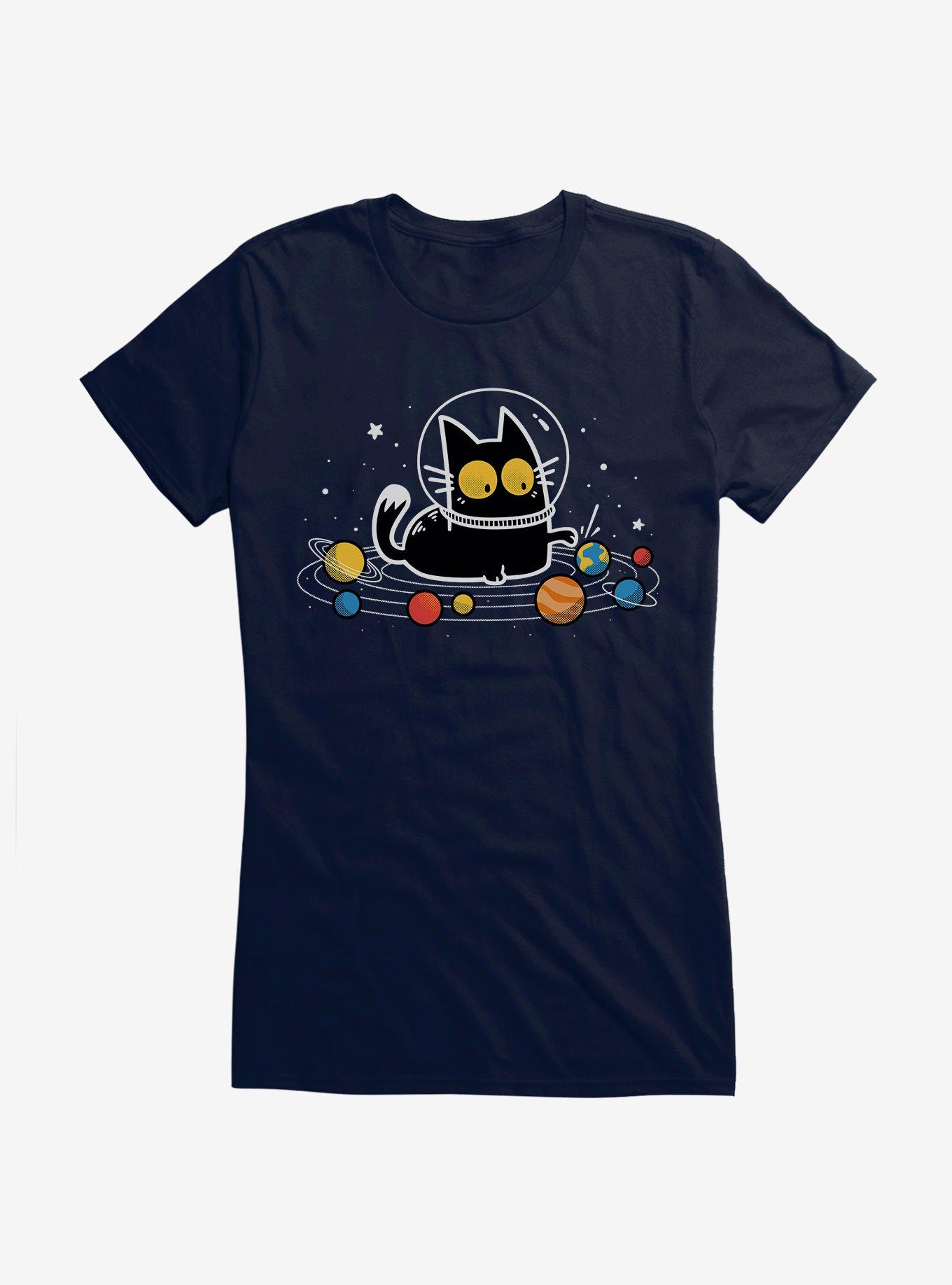 Cat Among Planets Girls T-Shirt