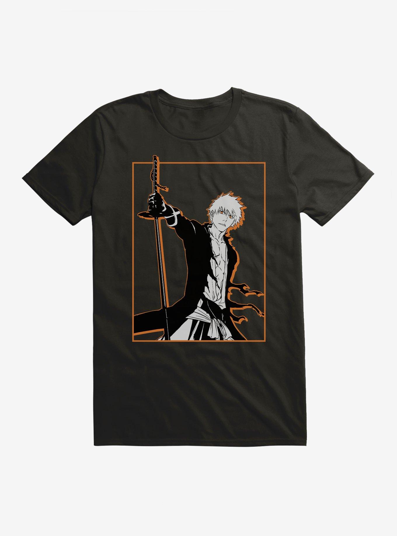 Bleach: Thousand-Year Blood War Orange Outline Teaser Poster T-Shirt