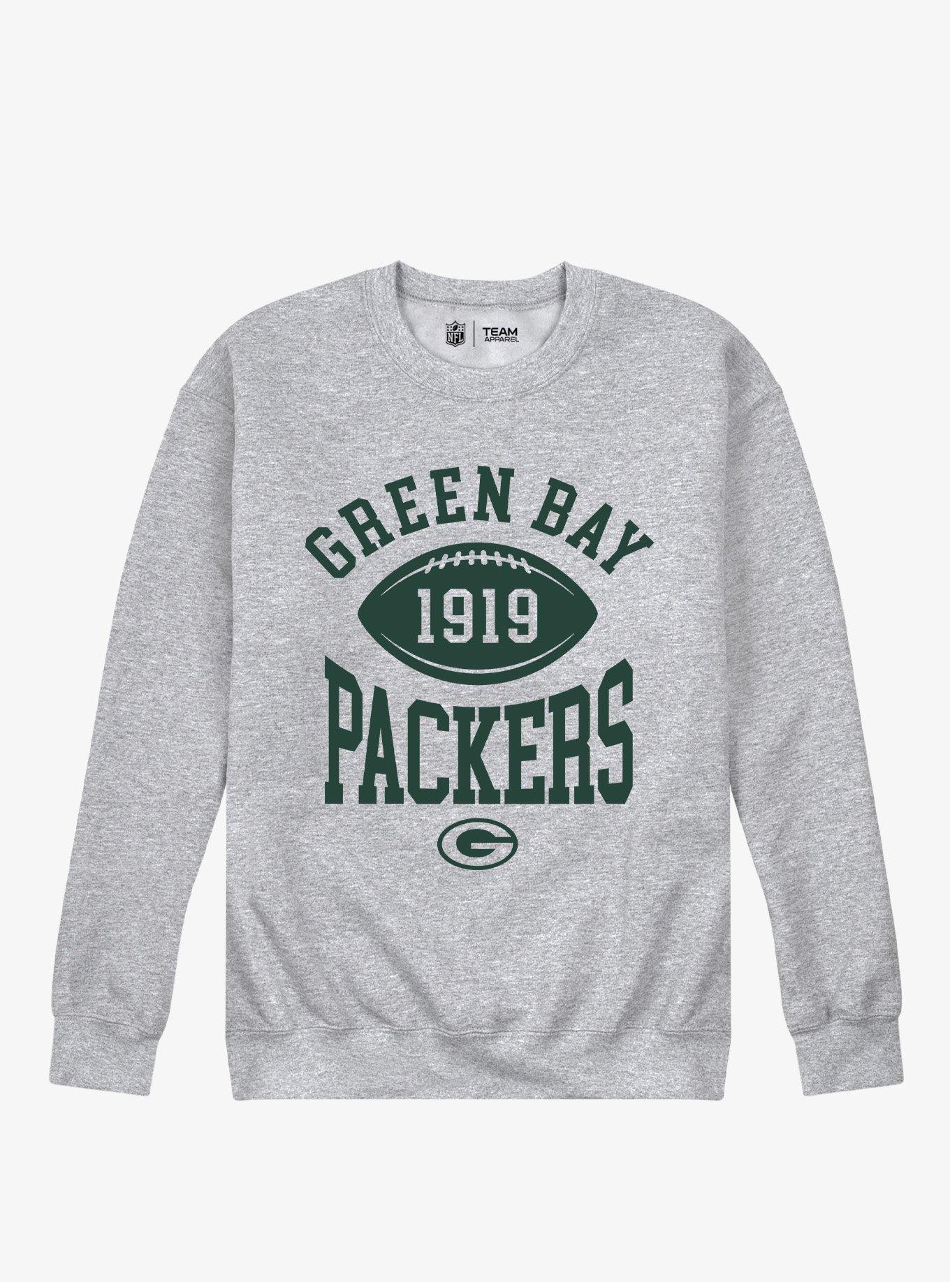 NFL Packers Pro Block Football Sweatshirt - GREY | BoxLunch