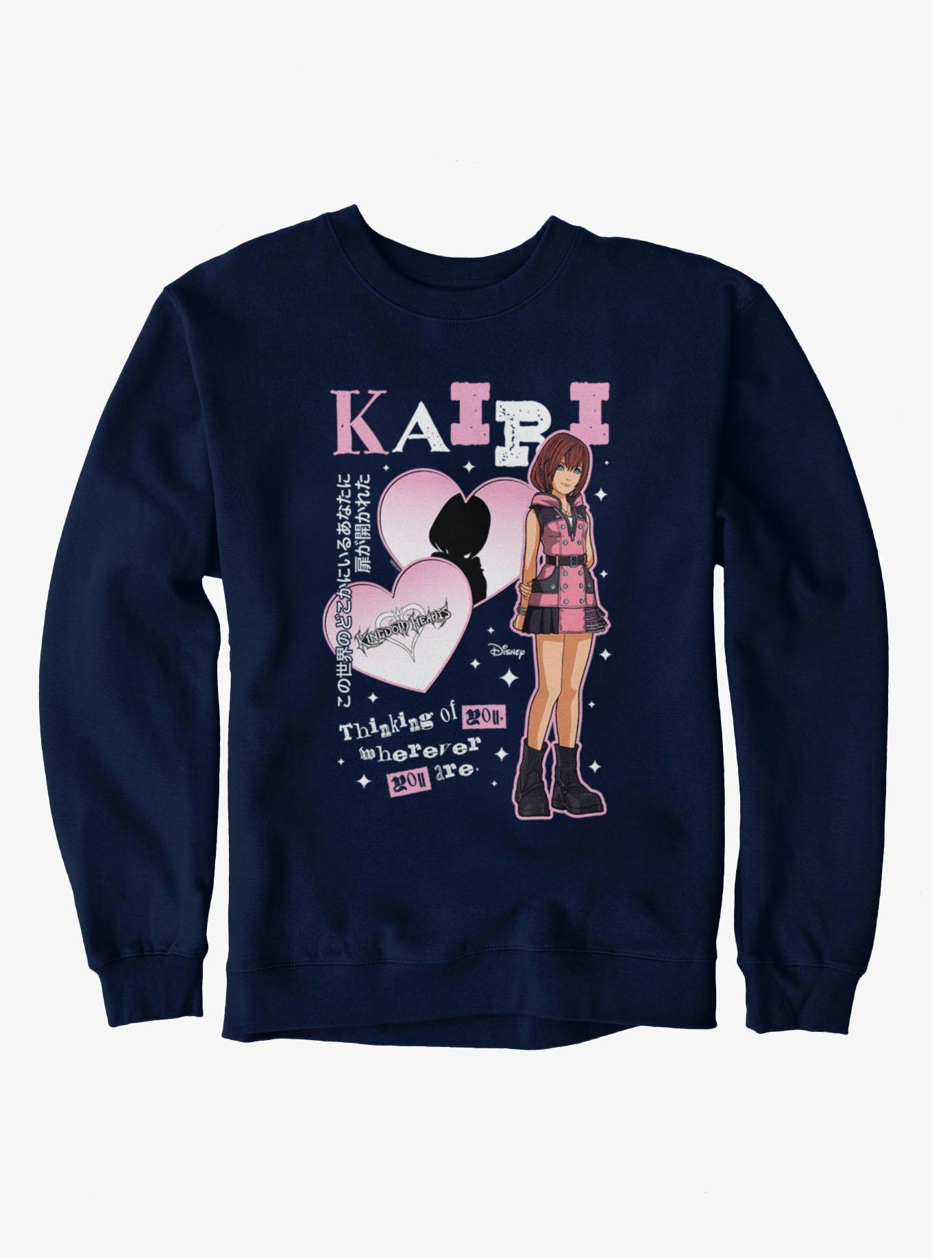 Disney Kingdom Hearts Kairi Thinking Of You Wherever You Are Sweatshirt, , hi-res view 1