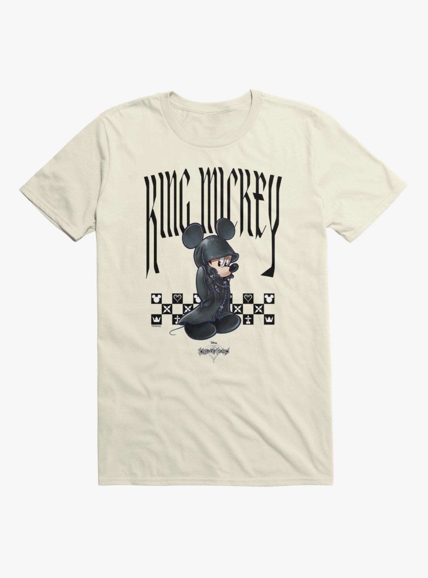 Disney Kingdom Hearts King Mickey Mouse Black Coat Version T-Shirt, NATURAL, hi-res view 1