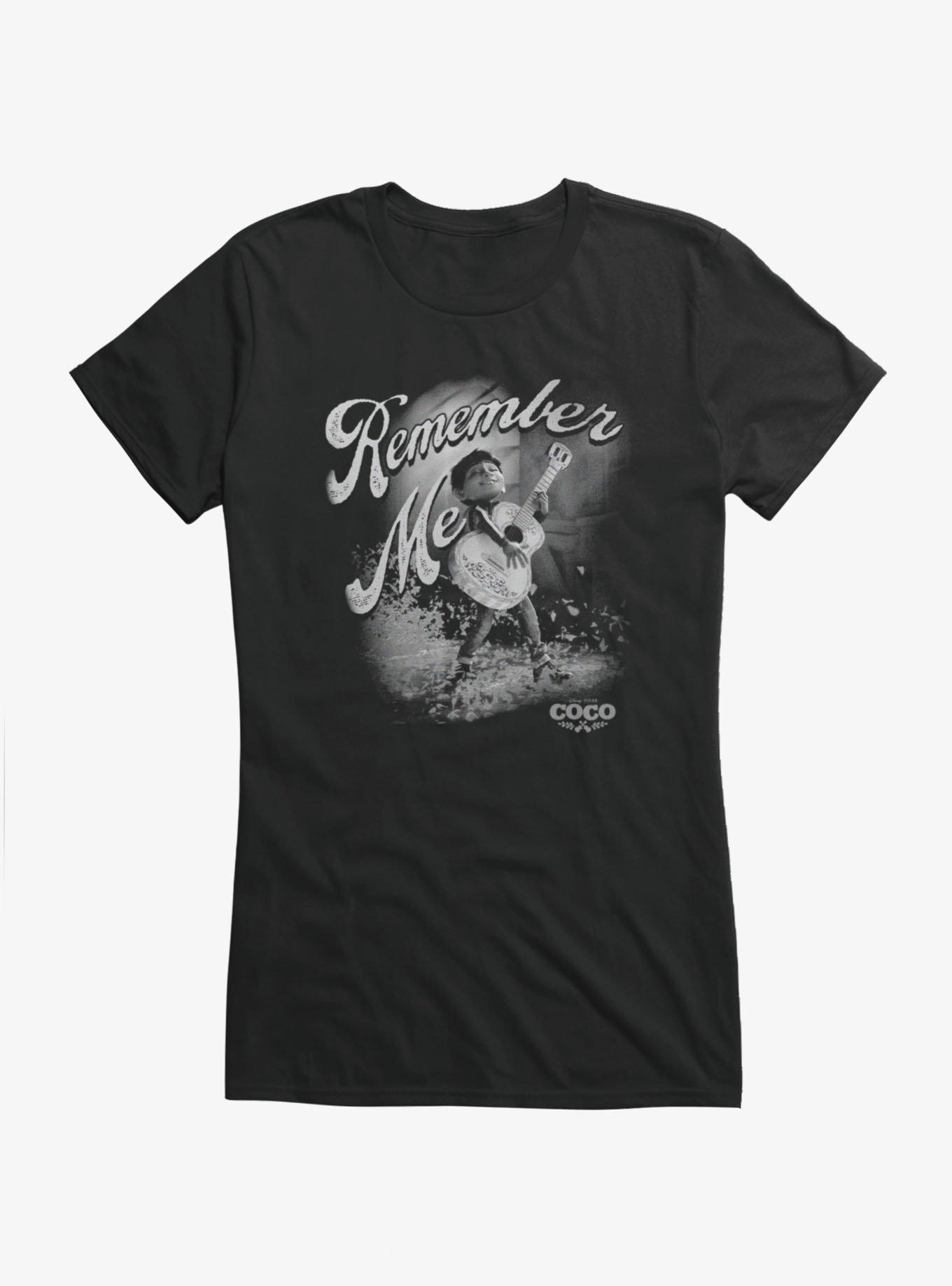 Disney Pixar Coco Remember Me Miguel Guitar Vintage Girls T-Shirt, , hi-res view 1