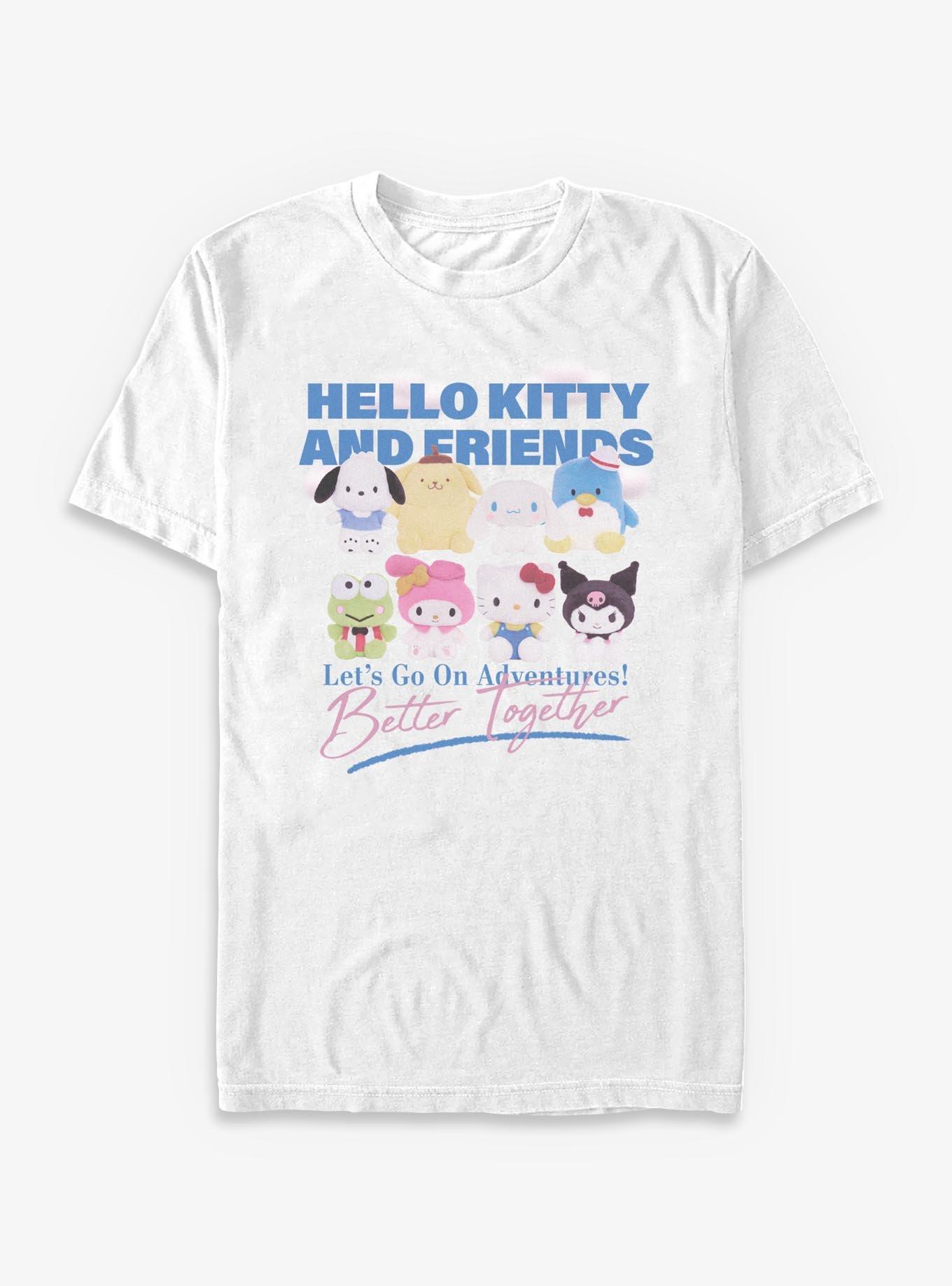 Sanrio Hello Kitty Better Together T-Shirt, WHITE, hi-res view 1