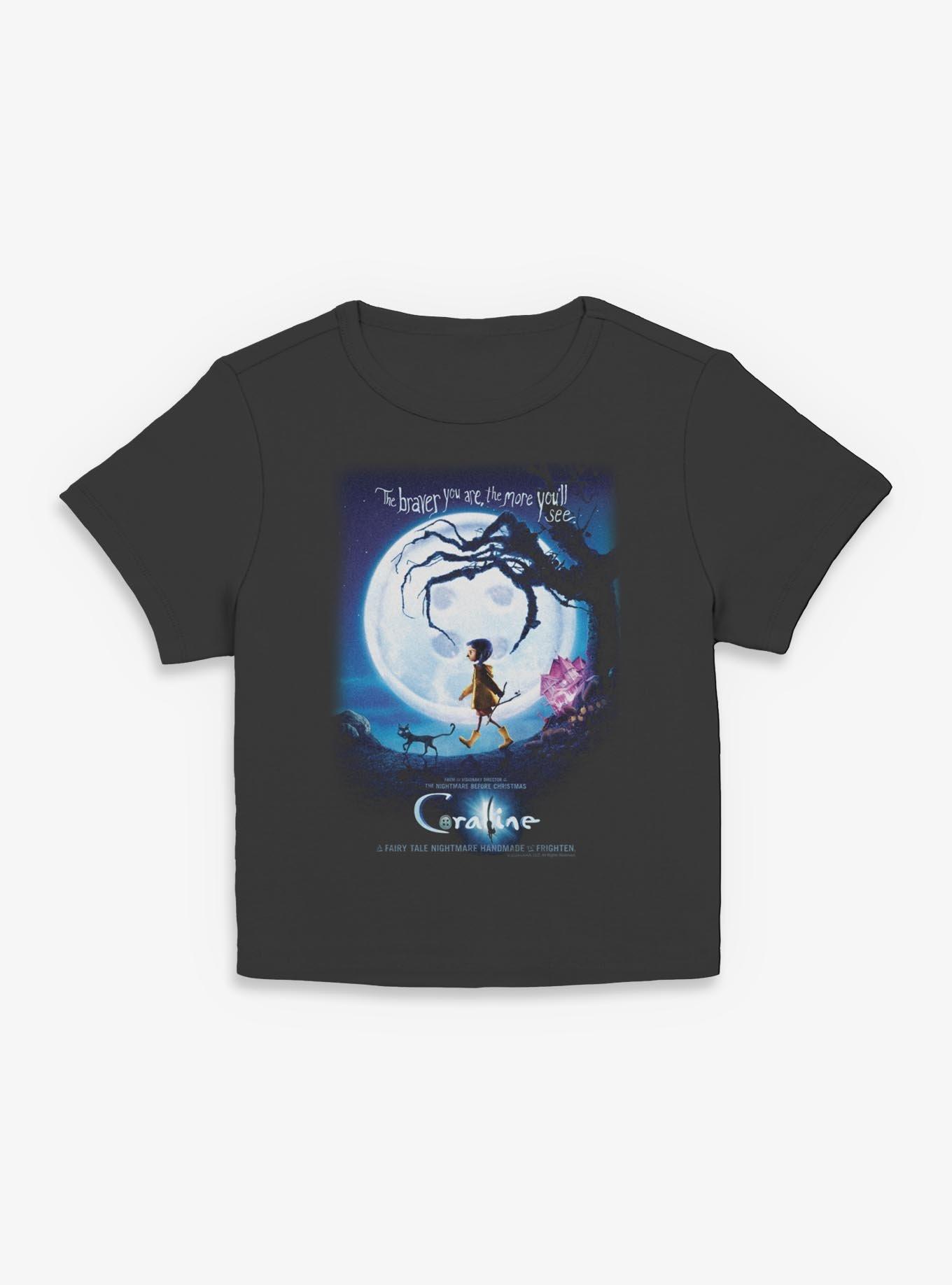 Coraline Braver Poster Girls Baby T-Shirt, BLACK, hi-res view 1