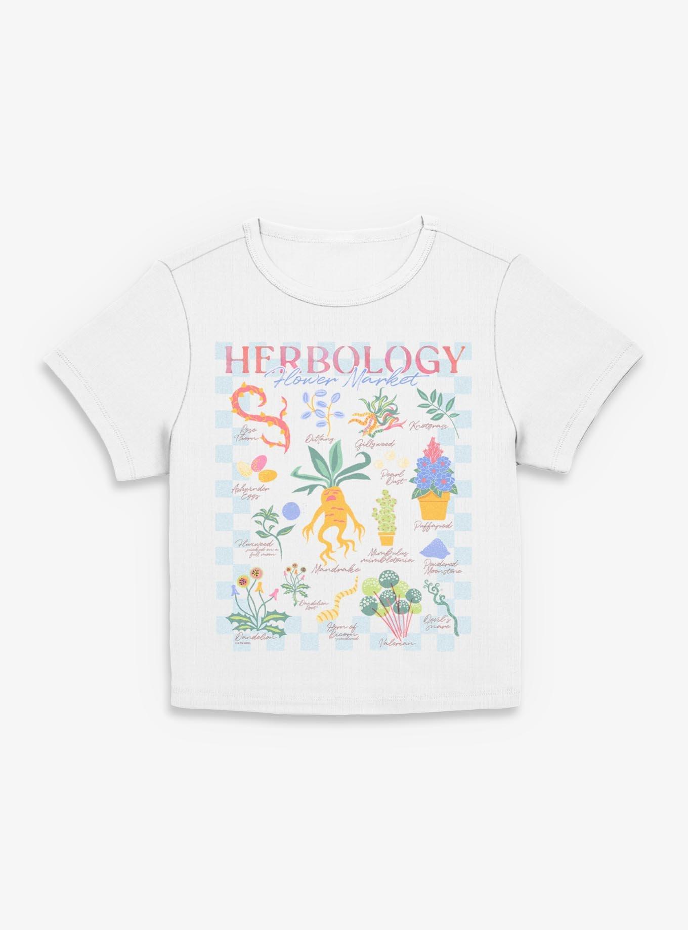 Harry Potter Herbology Flower Market Girls Baby T-Shirt, EGRET, hi-res view 1