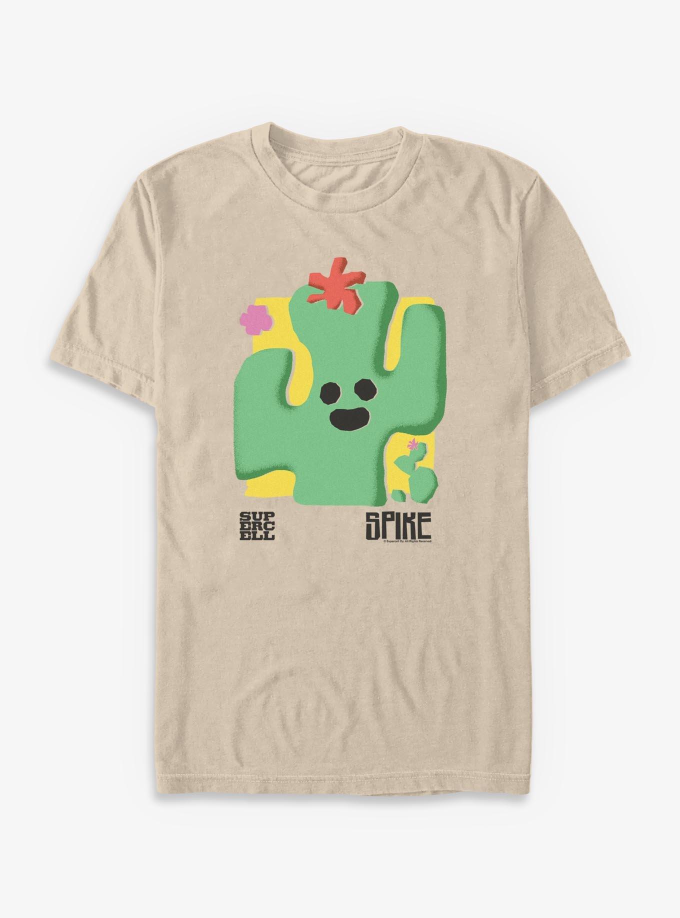 Brawl Stars Spike Cutout T-Shirt, SAND, hi-res view 1