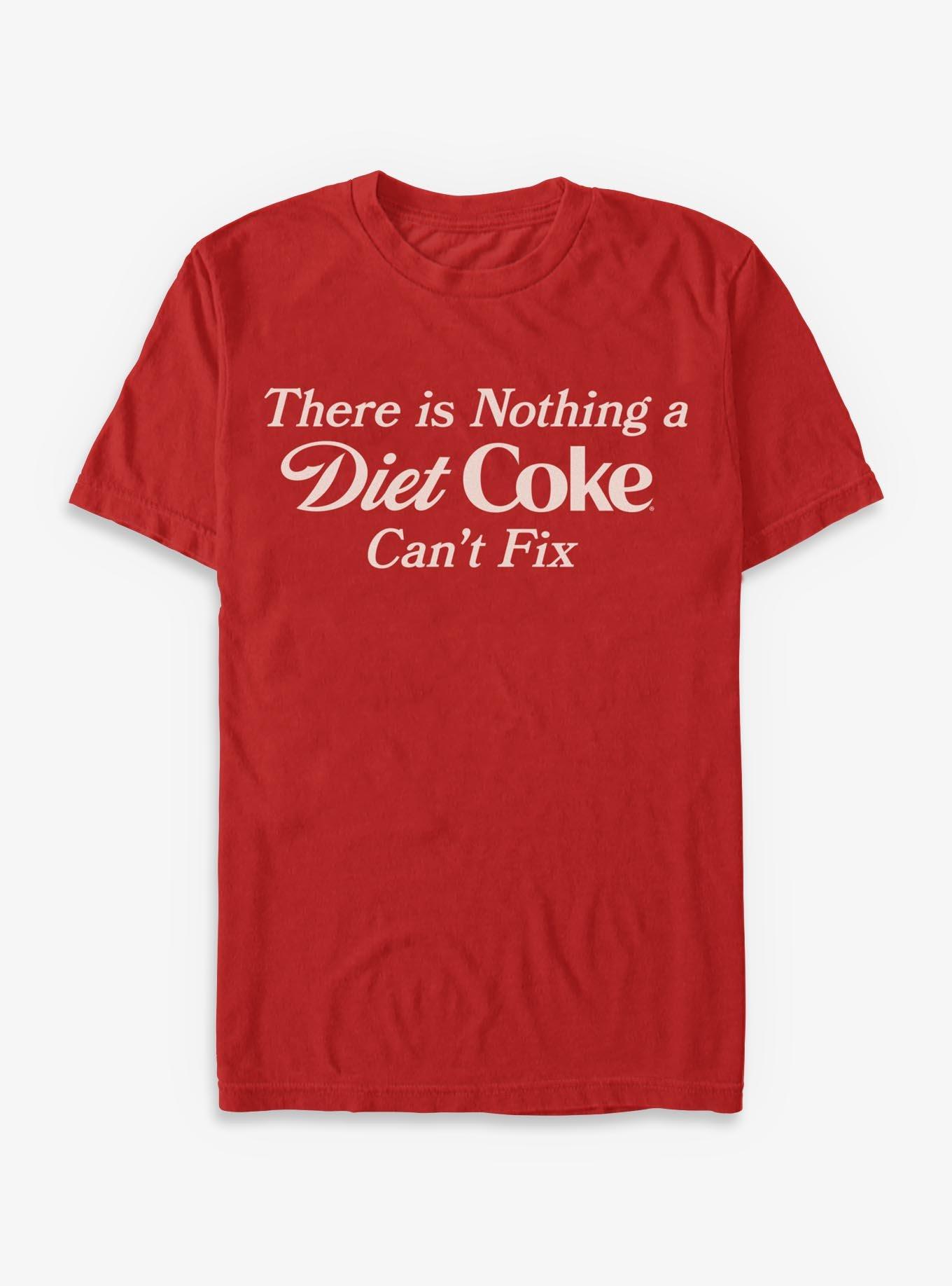 Coca-Cola Nothing Diet Coke Can't Fix T-Shirt, RED, hi-res view 1