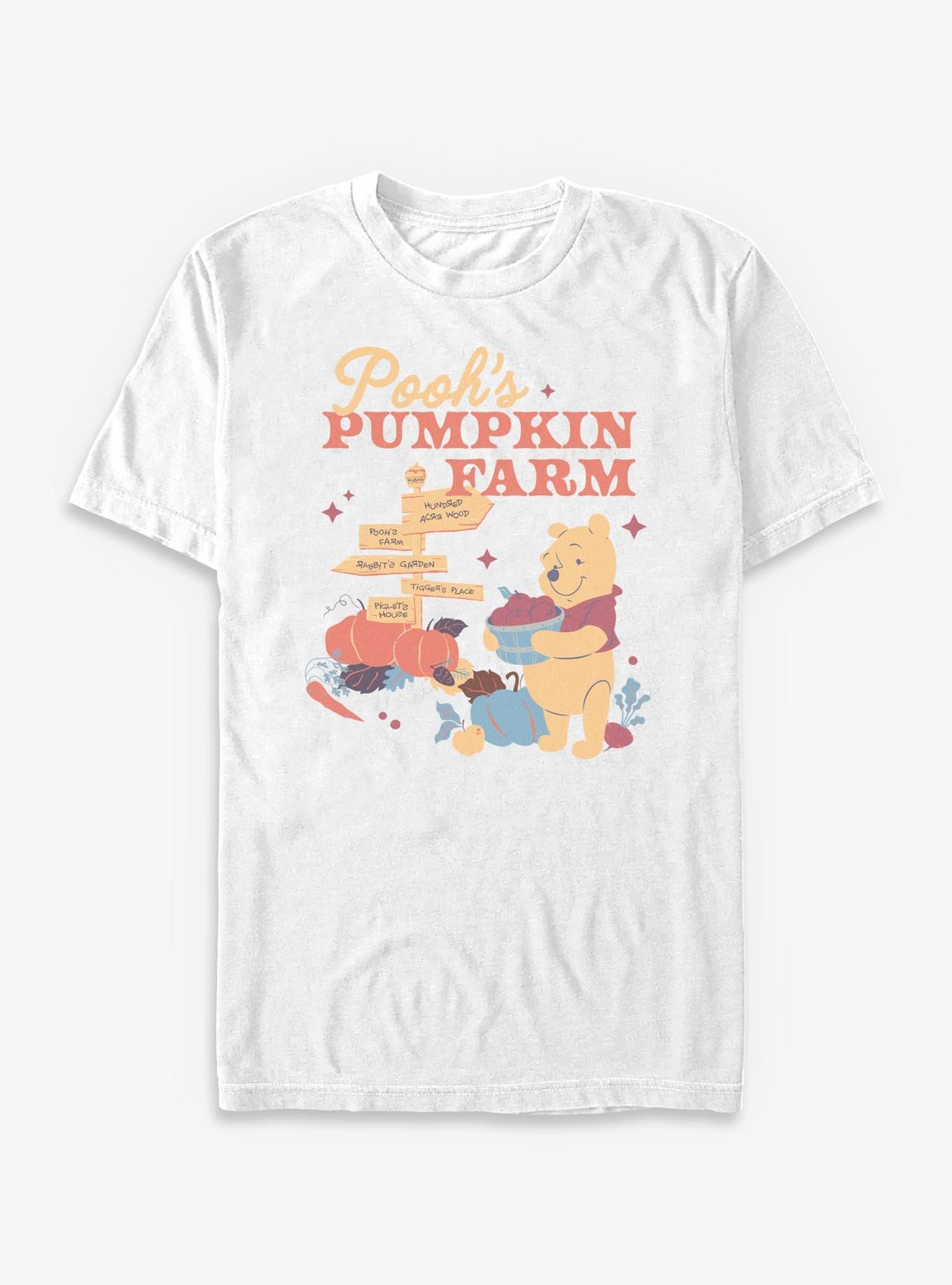 Disney Winnie The Pooh Pumpkins T-Shirt, WHITE, hi-res view 1