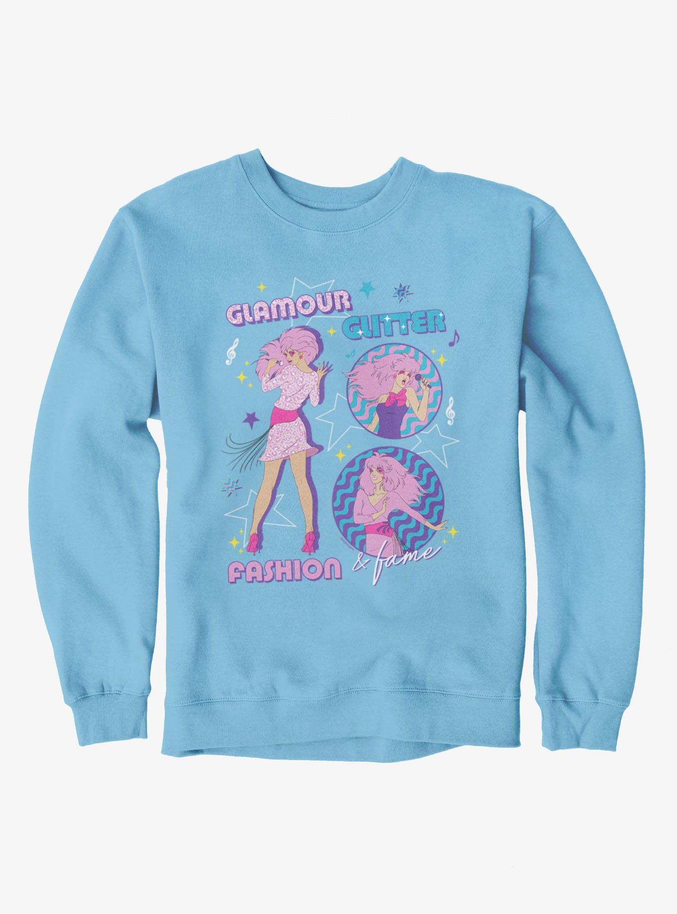 Jem And The Holograms Glamour Glitter Fashion & Fame Sweatshirt, , hi-res view 1