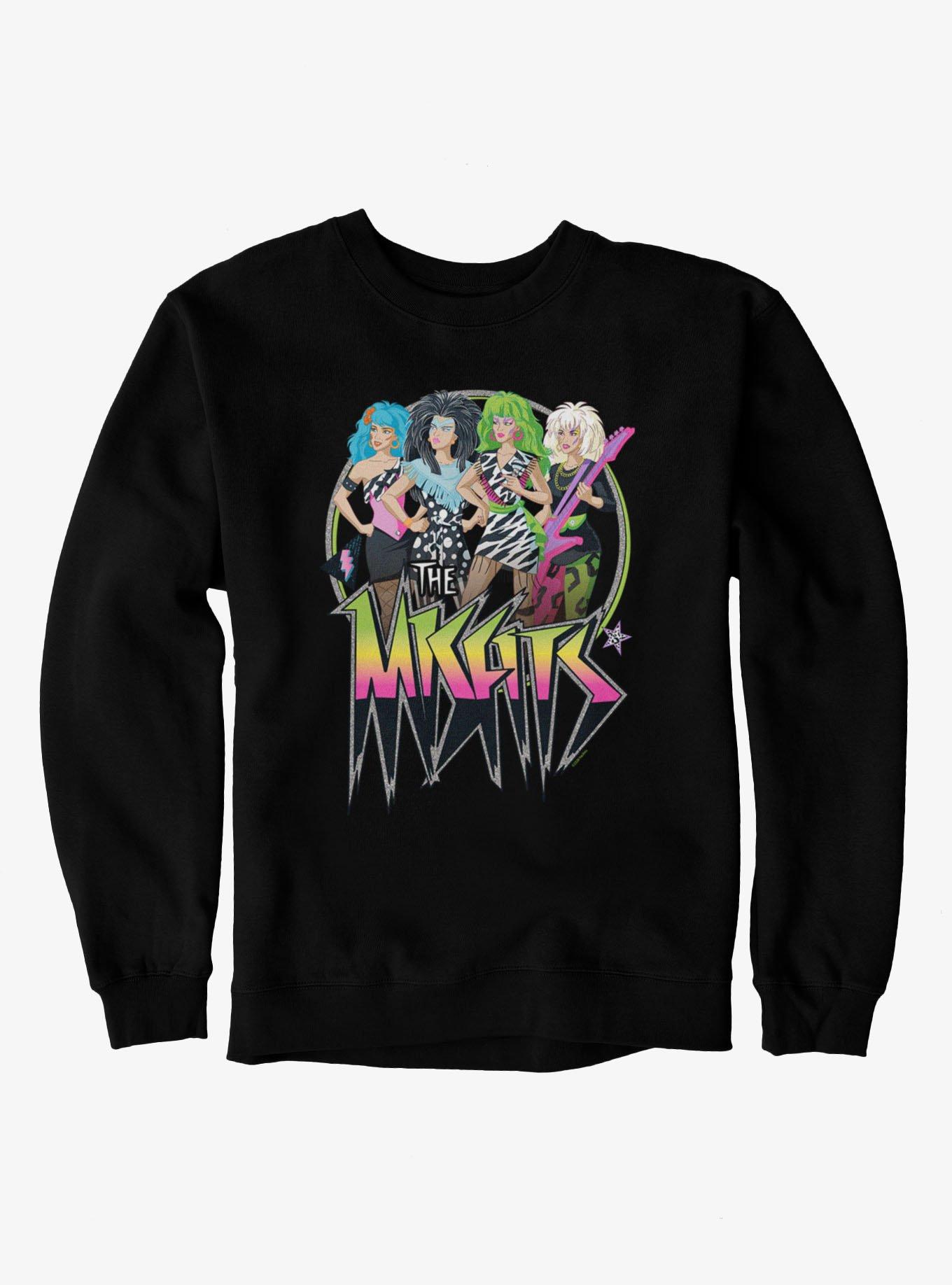 Jem And The Holograms The Misfits Rocking Together Sweatshirt, , hi-res view 1