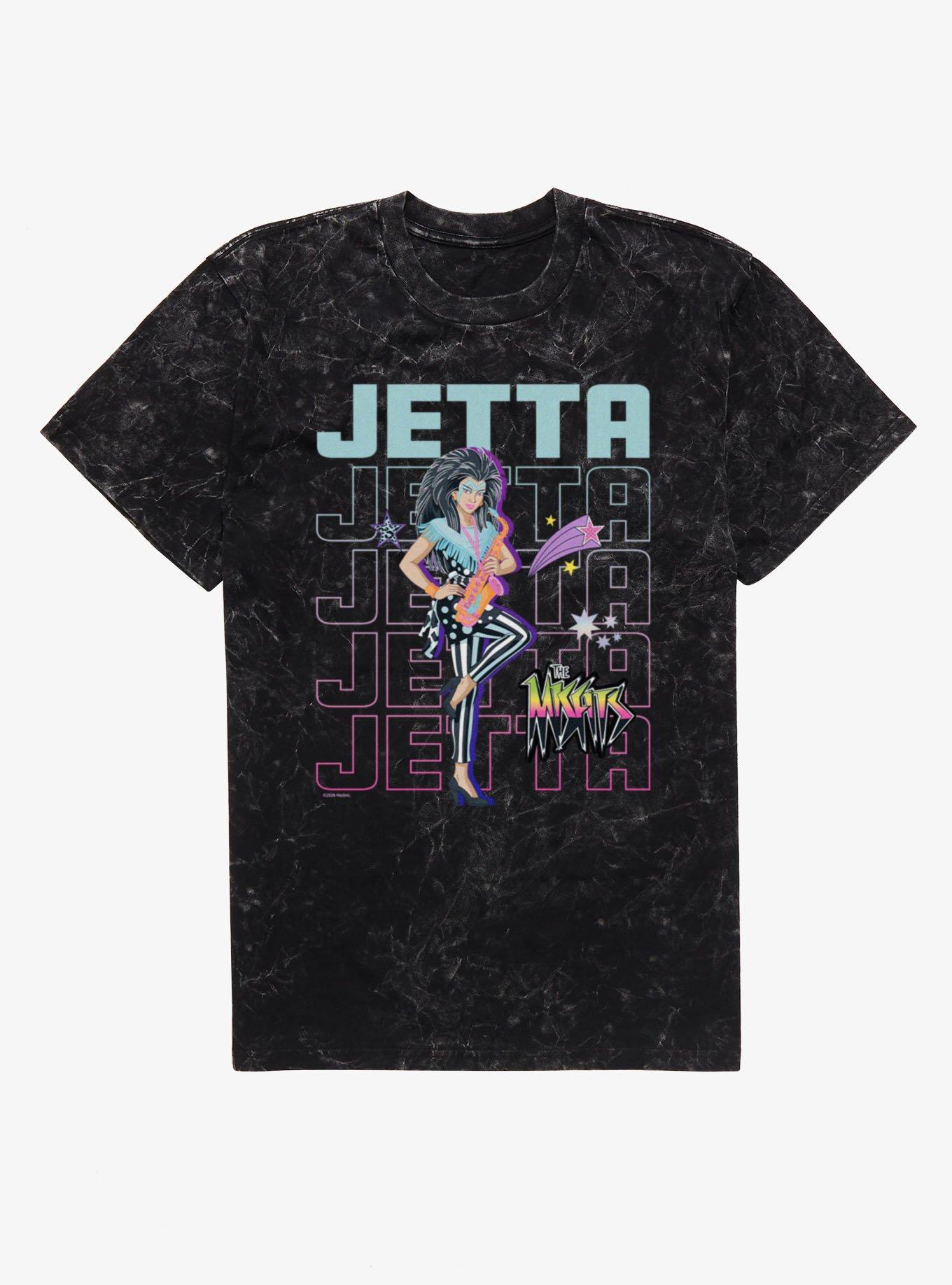 Jem And The Holograms The Misfits Jetta Mineral Wash T-Shirt, BLACK MINERAL WASH, hi-res view 1