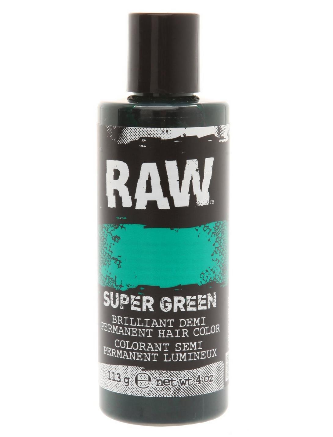 RAW Super Green Demi-Permanent Hair Color, , hi-res