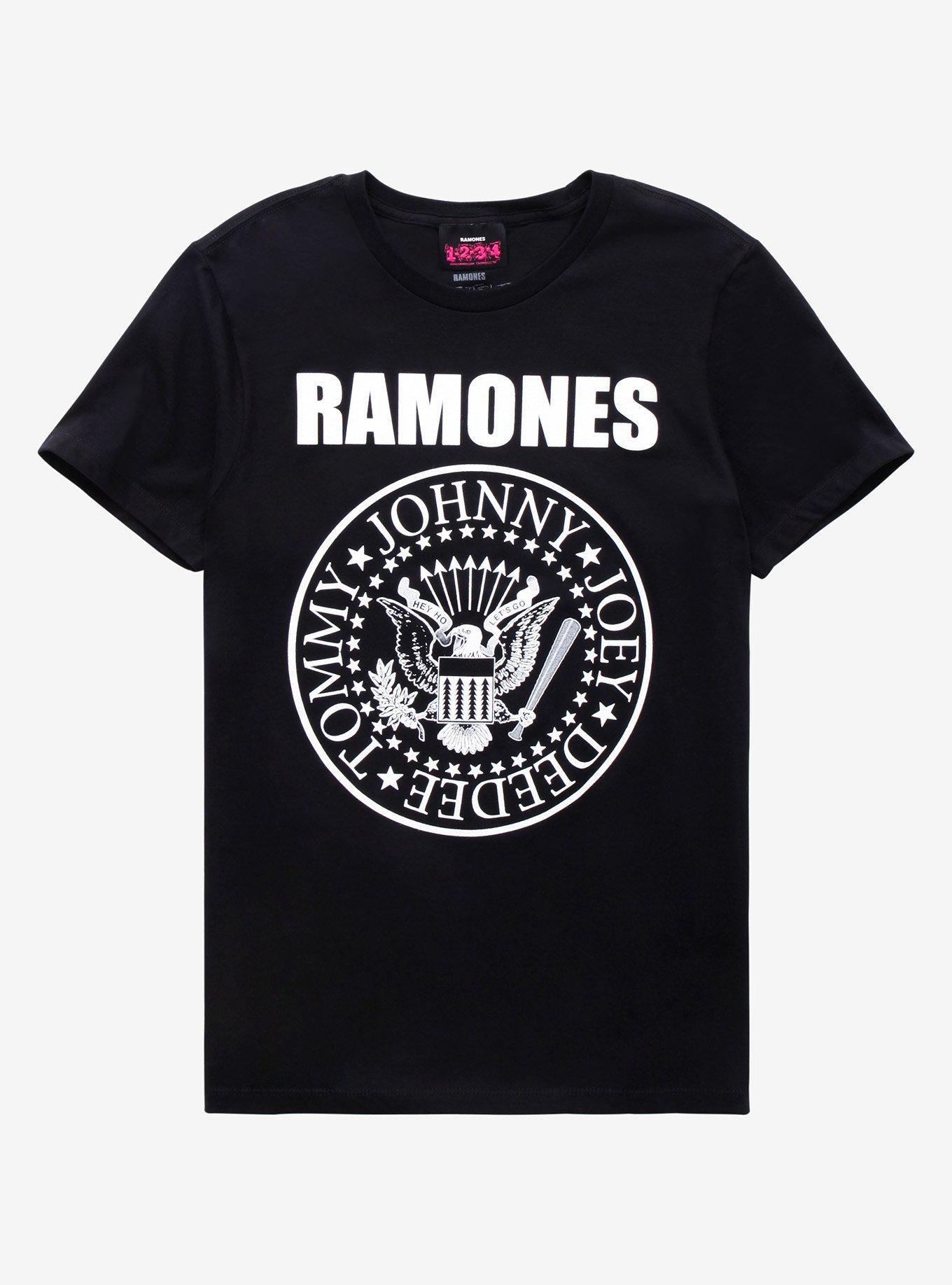 Ramones Seal T-Shirt, BLACK, hi-res