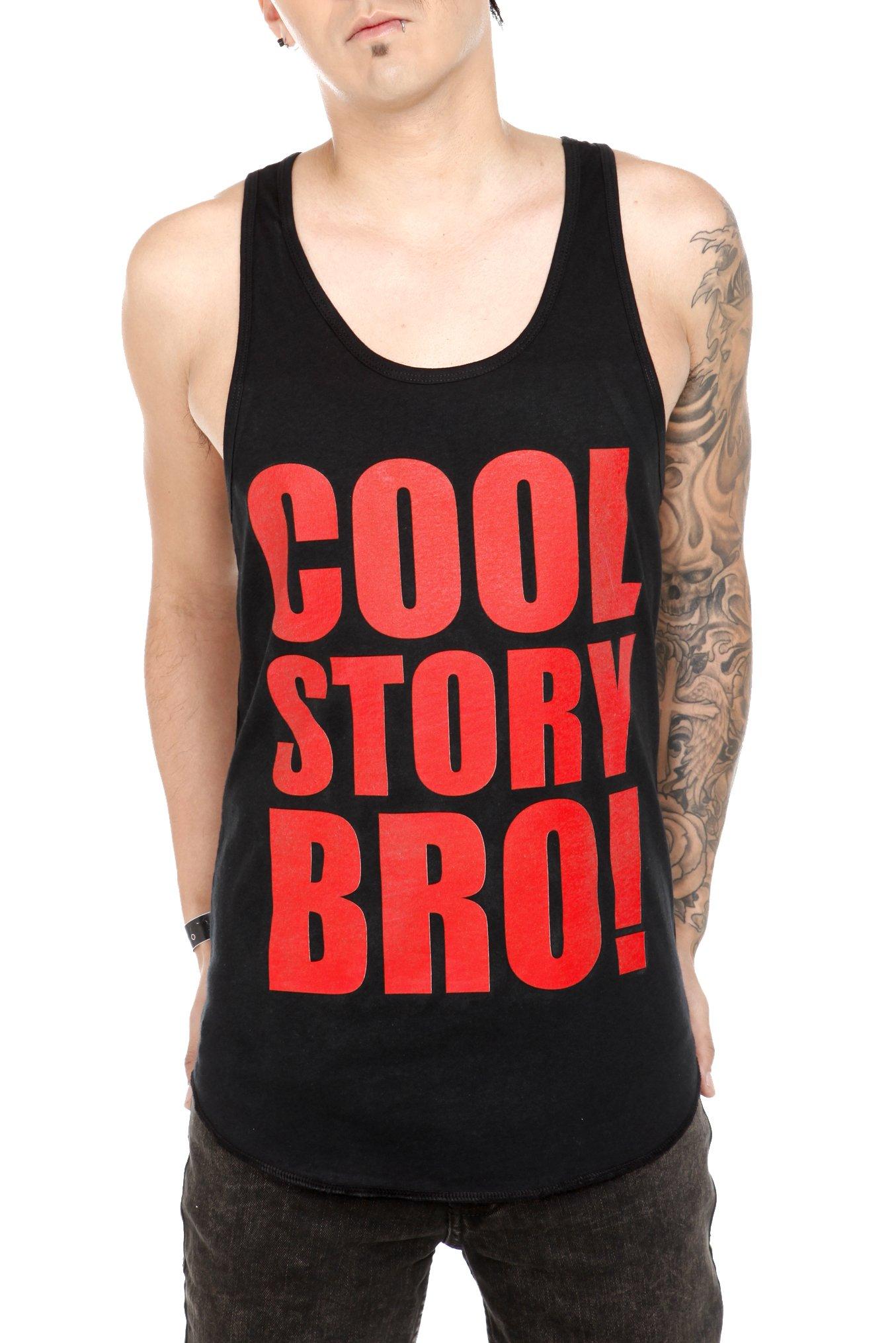 Cool Story Bro! Tank Top, BLACK, hi-res