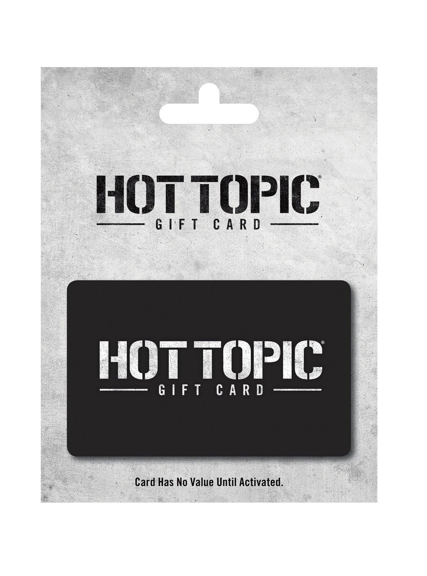 50 Gift Card Hot Topic