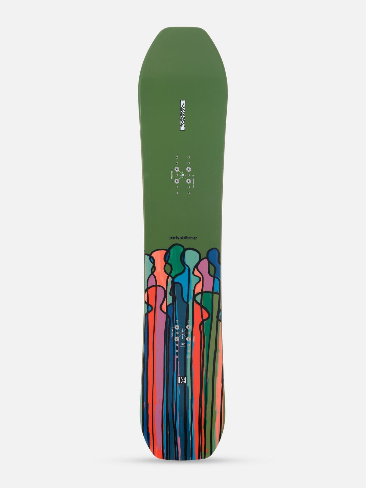 K2 Party Platter Unisex Snowboard 2024 | K2 Skis and K2 Snowboarding