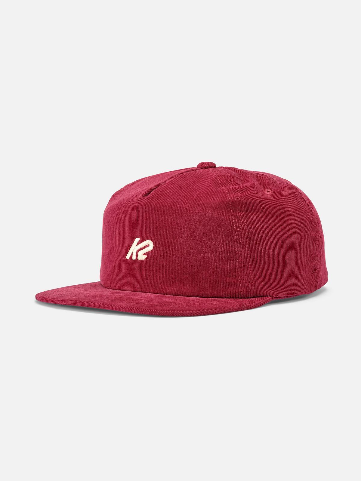 帽子 SUBCULTURE SNAPBACKCAP RED K2 Corduroy Snapback Hat 2025 | K2 Skis and K2 Snowboarding