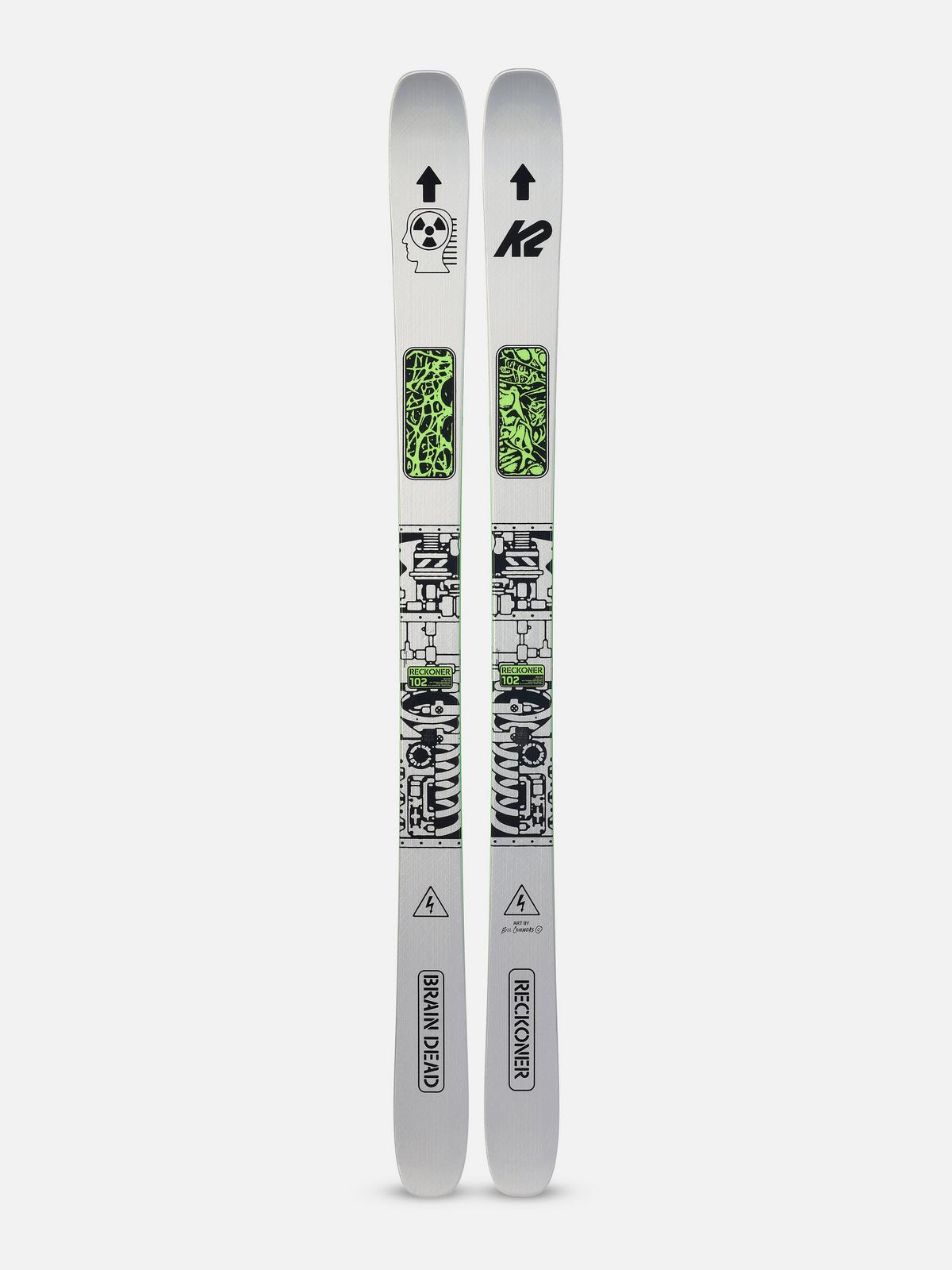 K2 X Brain Dead Reckoner 102 Skis 2025 | K2 Skis and K2