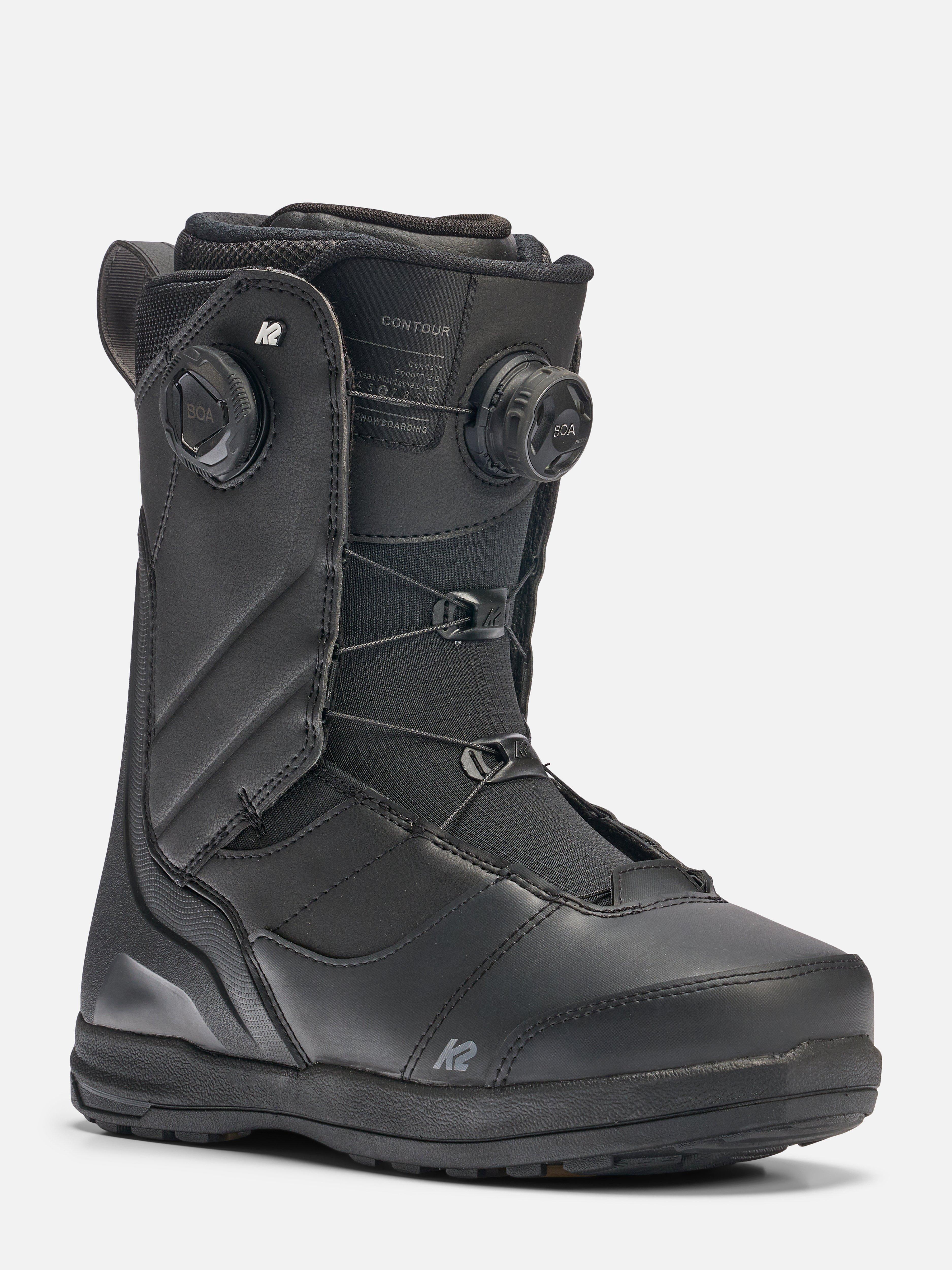 K2 Contour Boot 2020 In Schwarz – Mit BOA-Schnürung, Endo 2.0 & Intuition Foam Für Perfekten Halt