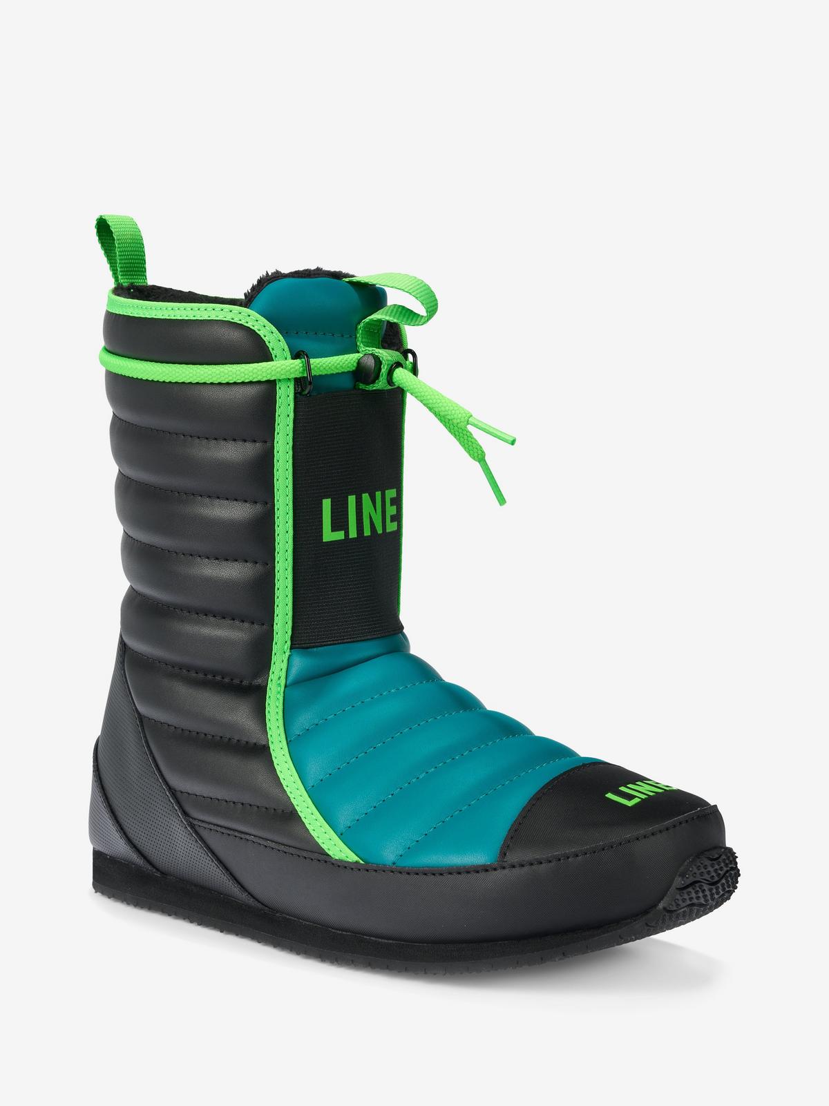 LINE Aprés Booties 2.0 Black 2024 | LINE Skis, Ski Poles, & Clothing