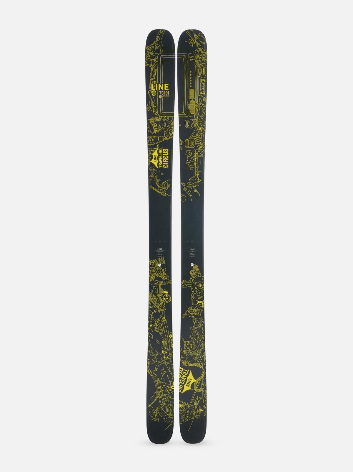 LINE Chronic 101 TC Skis 2024  LINE Skis, Ski Poles, & Clothing