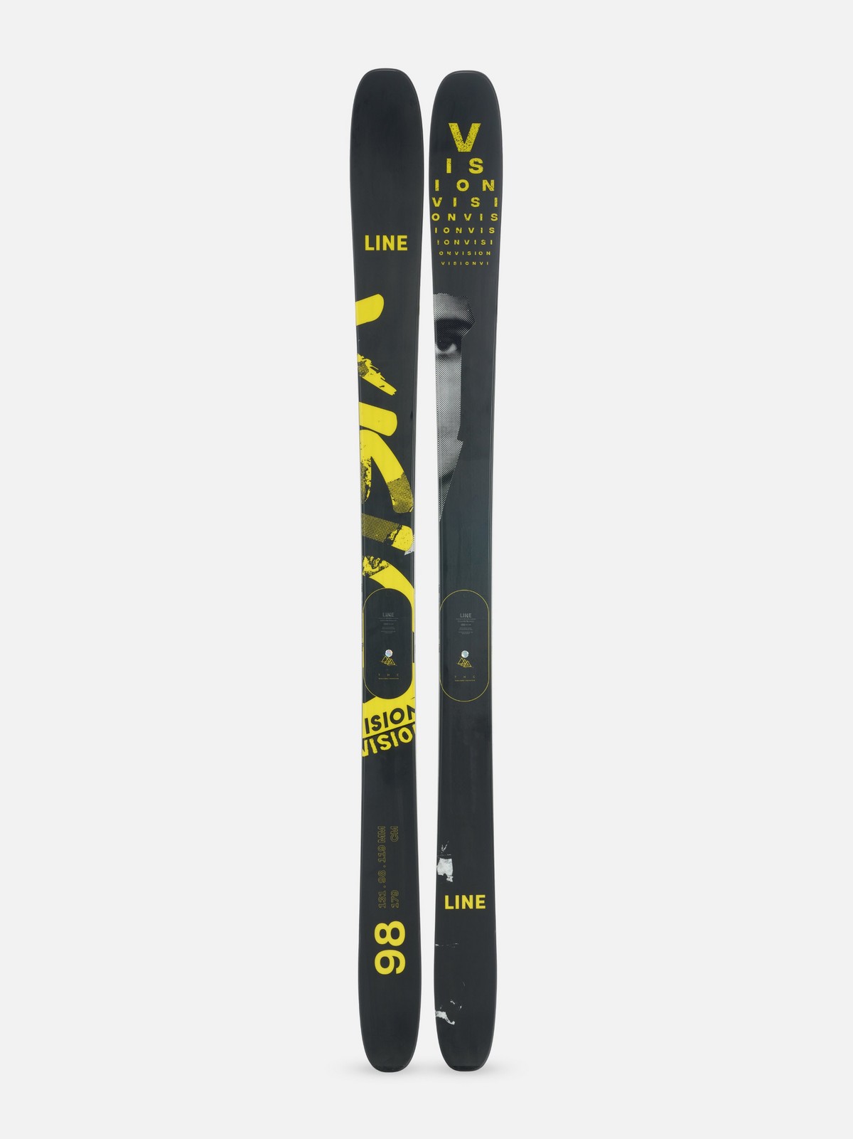 LINE VISION98 186cm SQUIRE 超軽量　3シーズン使用 LINE Skis Vision 98