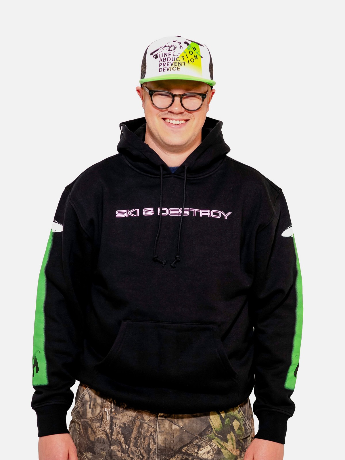 LINE Ski & Destroy Hoodie 2025 | LINE Skis, Ski Poles, & Clothing