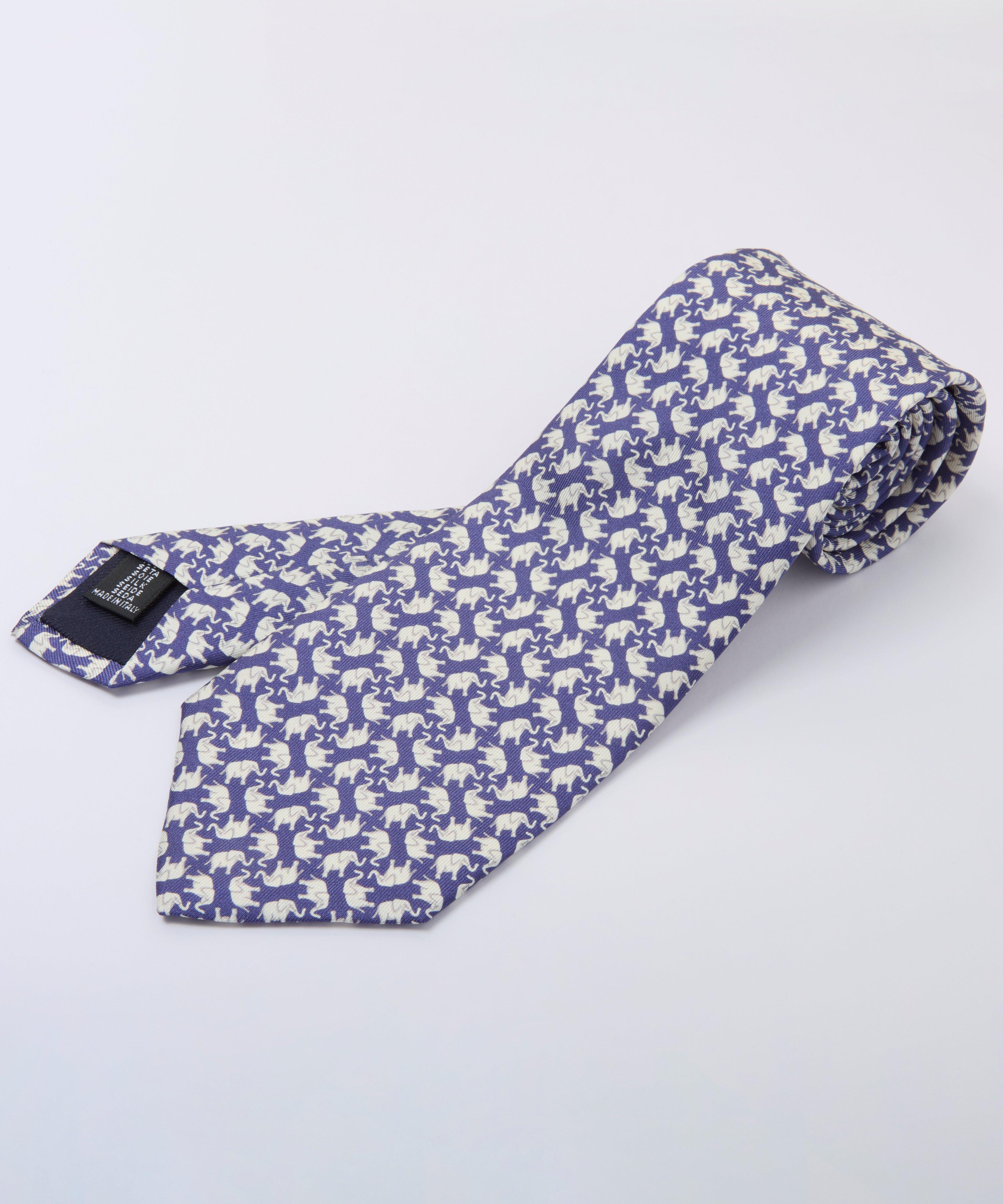 Thomas PINK Tie Purple Blue & Pink Checks 3½” wide 100% Silk Made UK Exl't  Cond,  in 2023