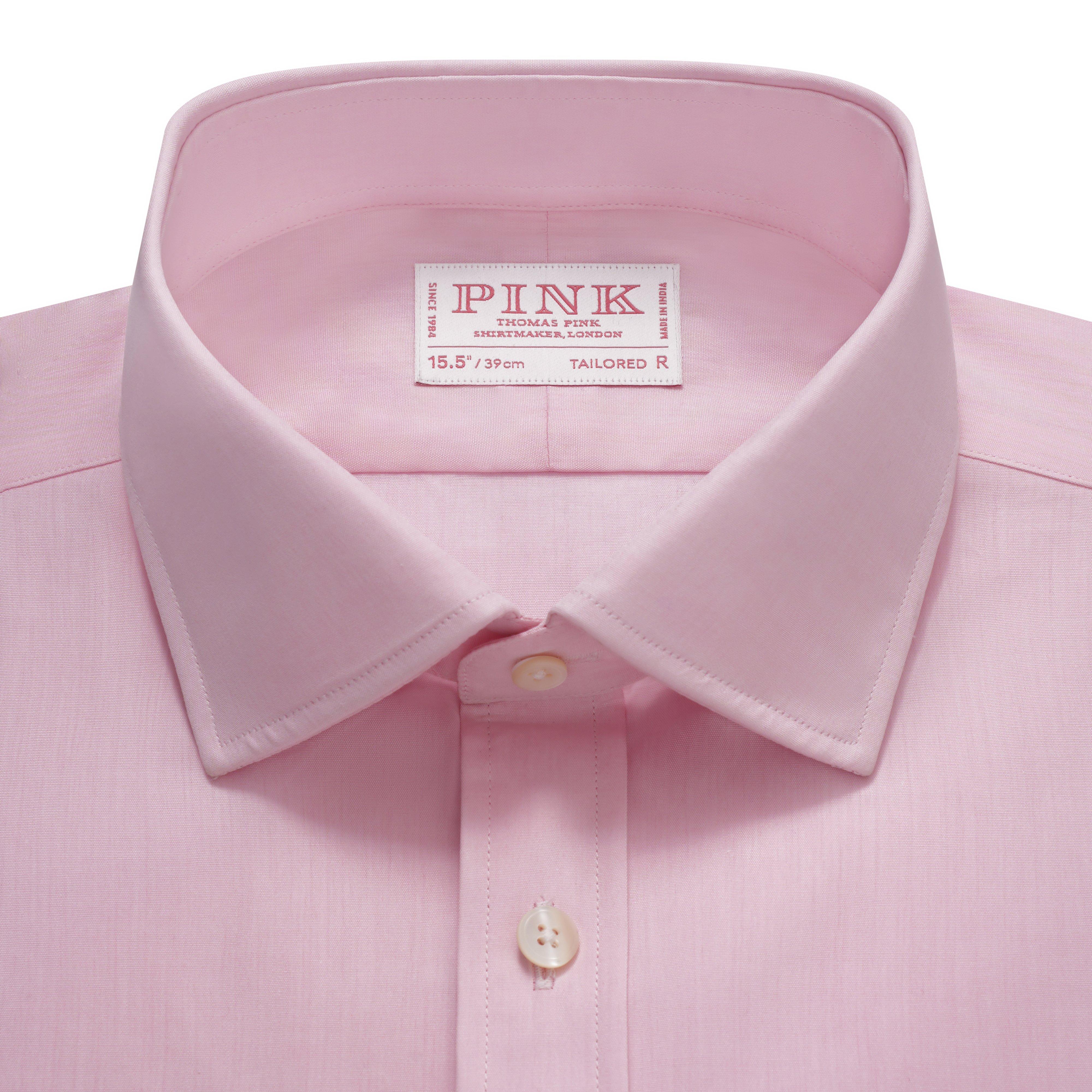 Thomas Pink Slim Fit Formal Ramses Poplin Shirt