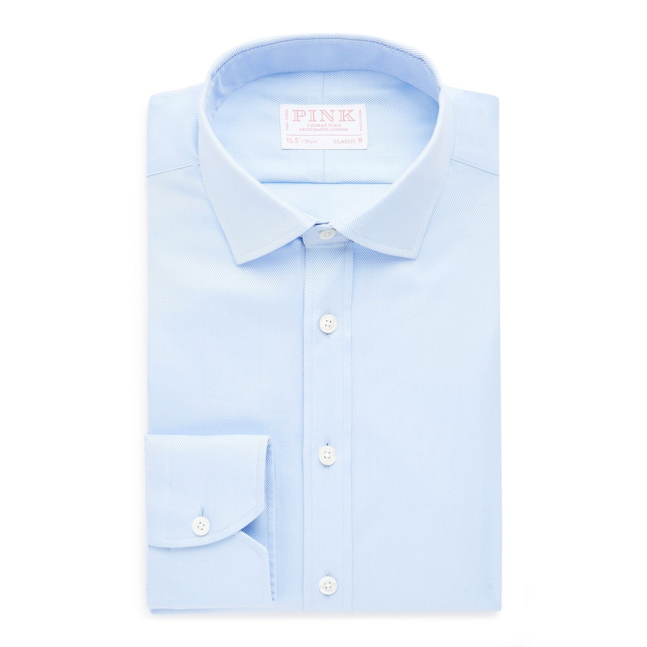 Thomas Pink Twill Dress Shirts for Men for sale