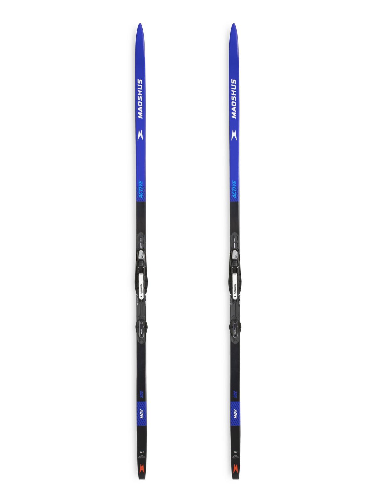 Madshus Active MGV Skis with Touring Auto Bindings - Mounted Madshus Active MGV Skis with Touring Auto Bindings - Mounted
