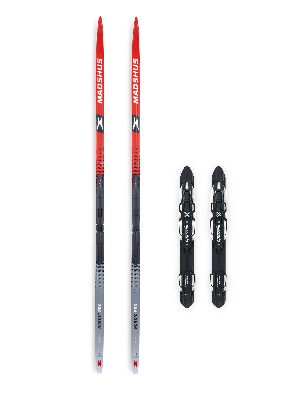 Madshus Nordic Pro Classic Skis with Performance Classic Bindings ...