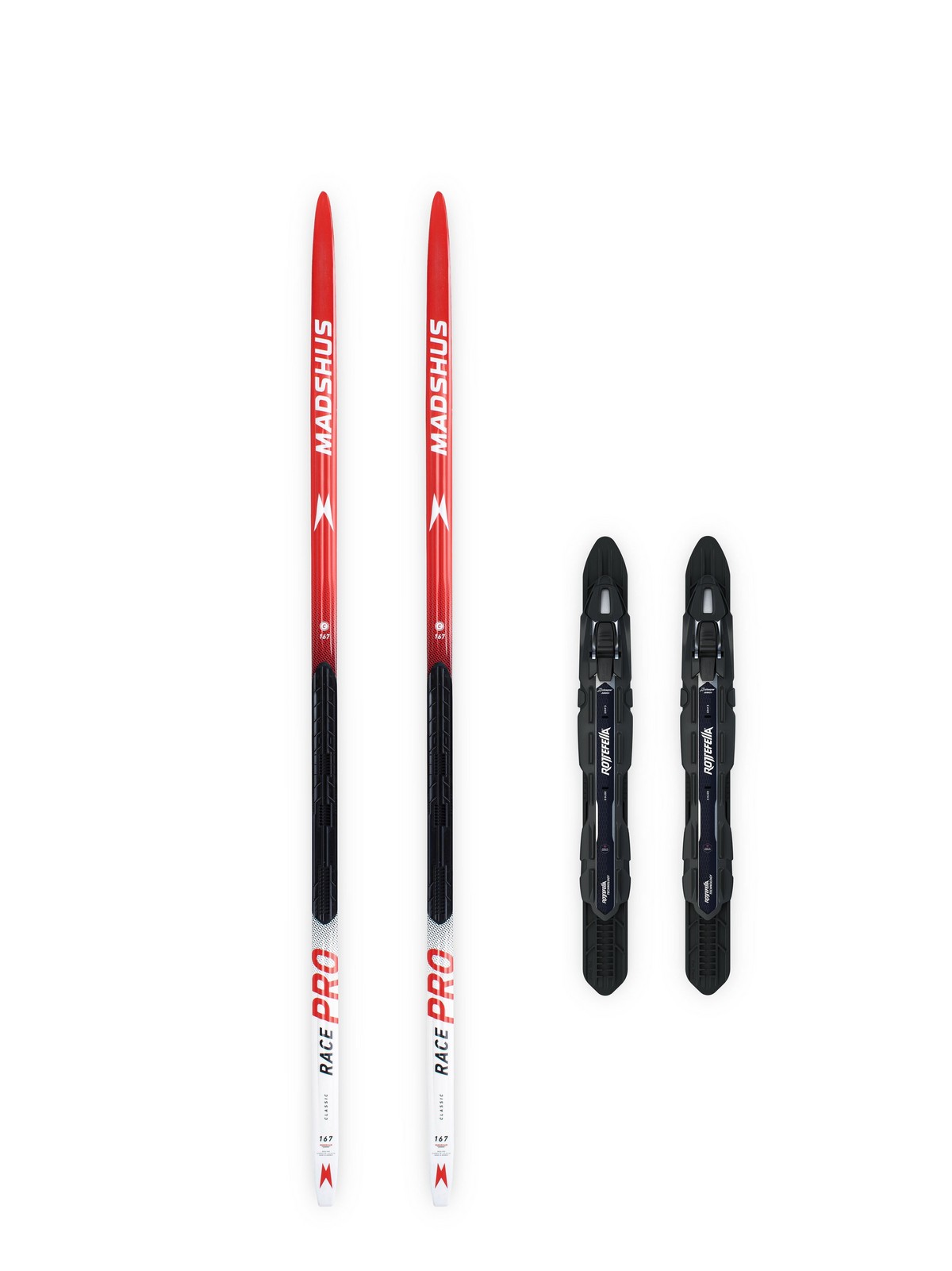Madshus Race Pro Classic Jr Skis with Xcelerator Jr Classic