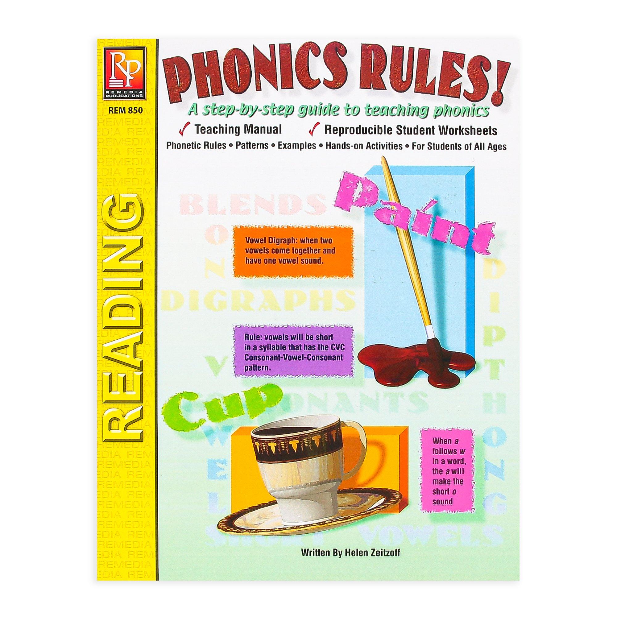 Phonics Rules: A Step by Step Guide to Teaching Phonics, Gr 1-3 & Up ...