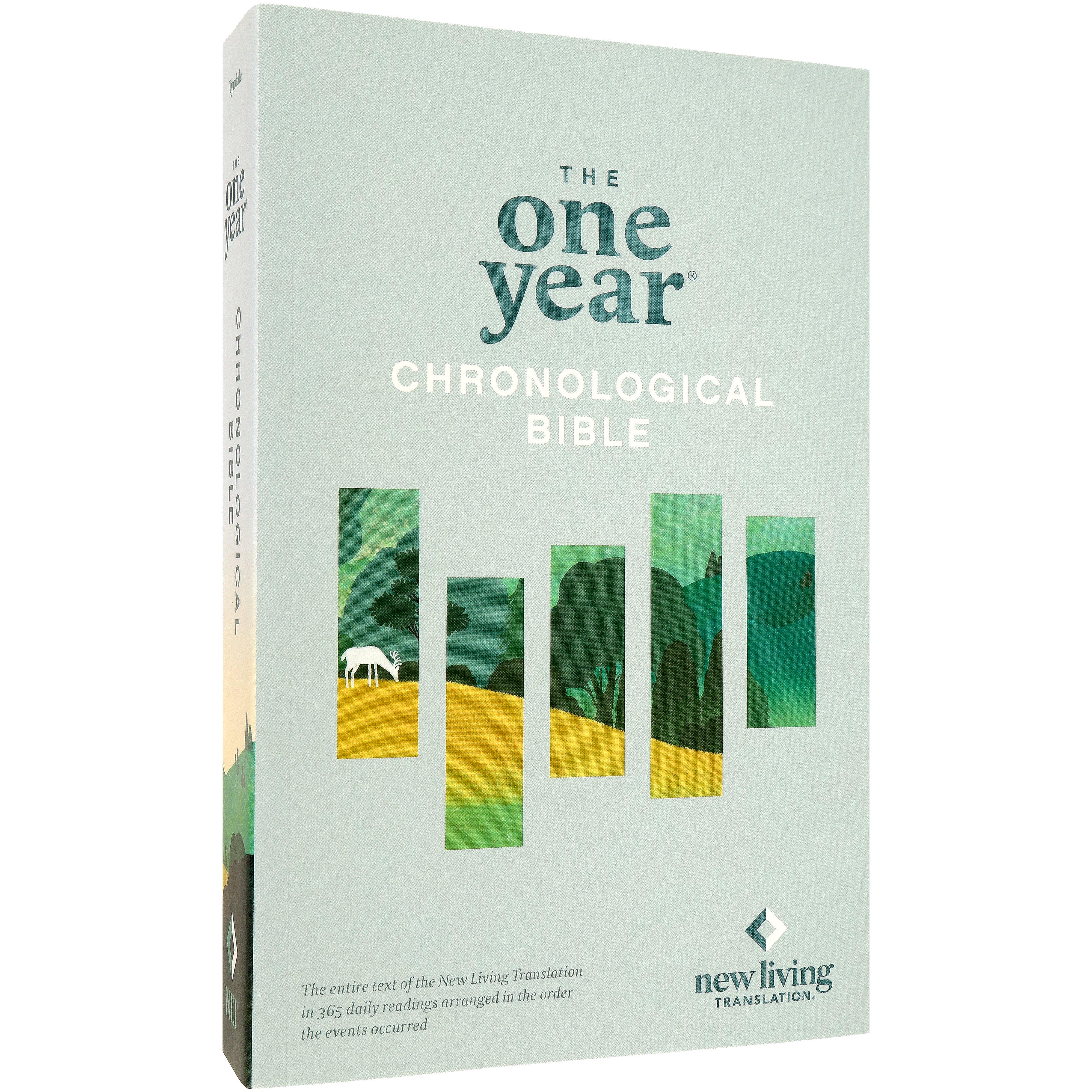 NLT One Year Chronological Bible, 2nd Edition, Paperback | Mardel