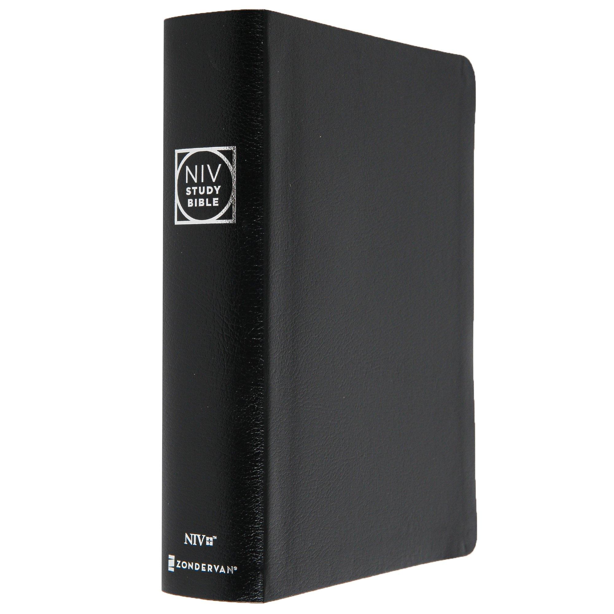 NIV Zondervan Study Bible, Bonded Leather, Black | Mardel | 2096220