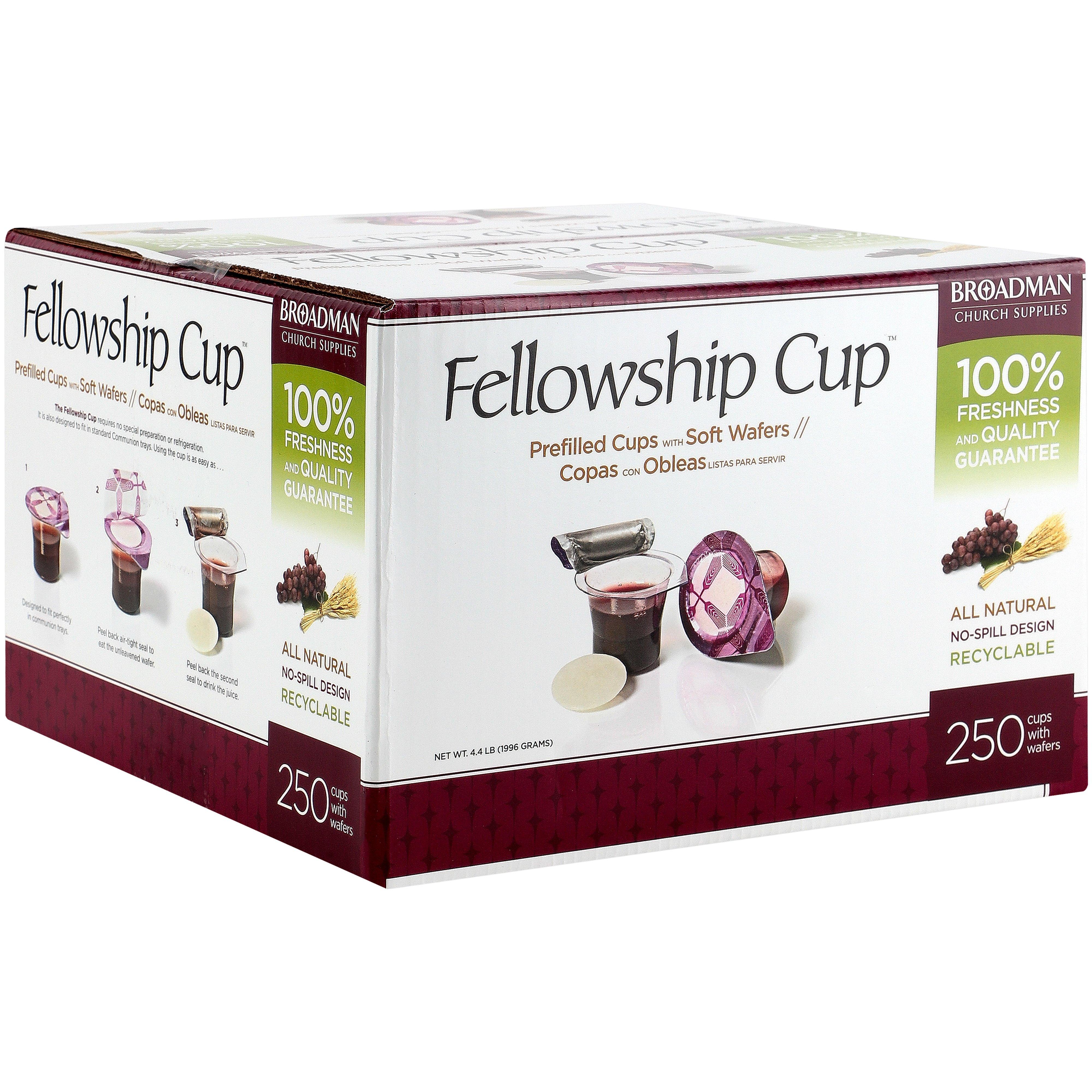 Fellowship Prefilled Communion Cups with Juice \u0026 Wafer, Set of 250 | Mardel  | 2408151, image size:4000x4000