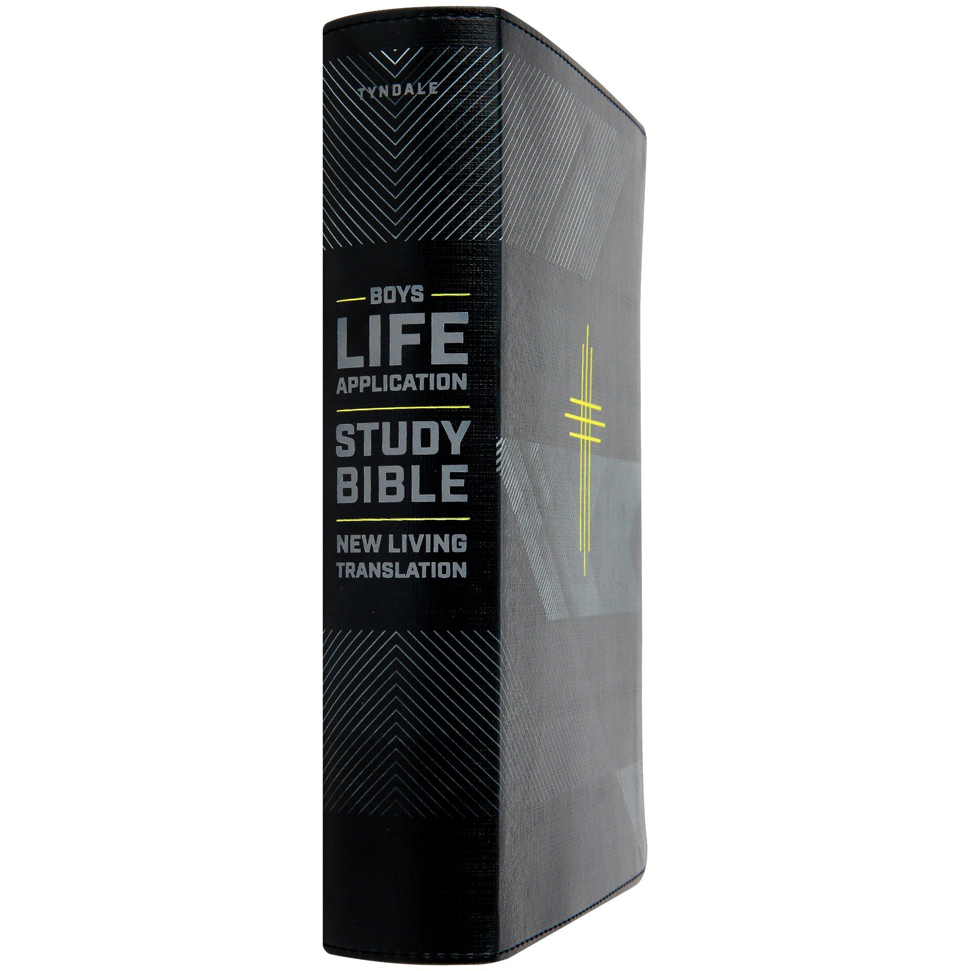 NLT Boys Life Application Study Bible, Imitation Leather, Neon