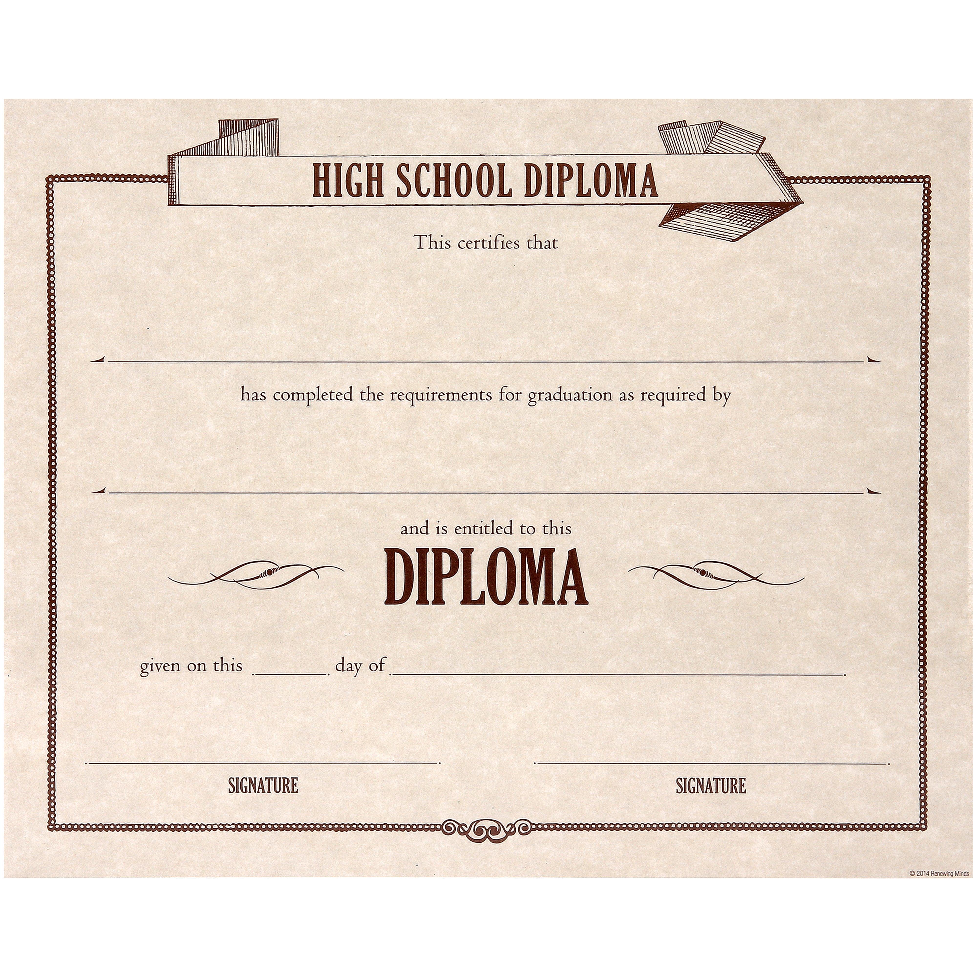 A Simple Plan High School Homeschool Diploma, 8 x 10 Inches | Mardel |  3193810, image size:4000x4000